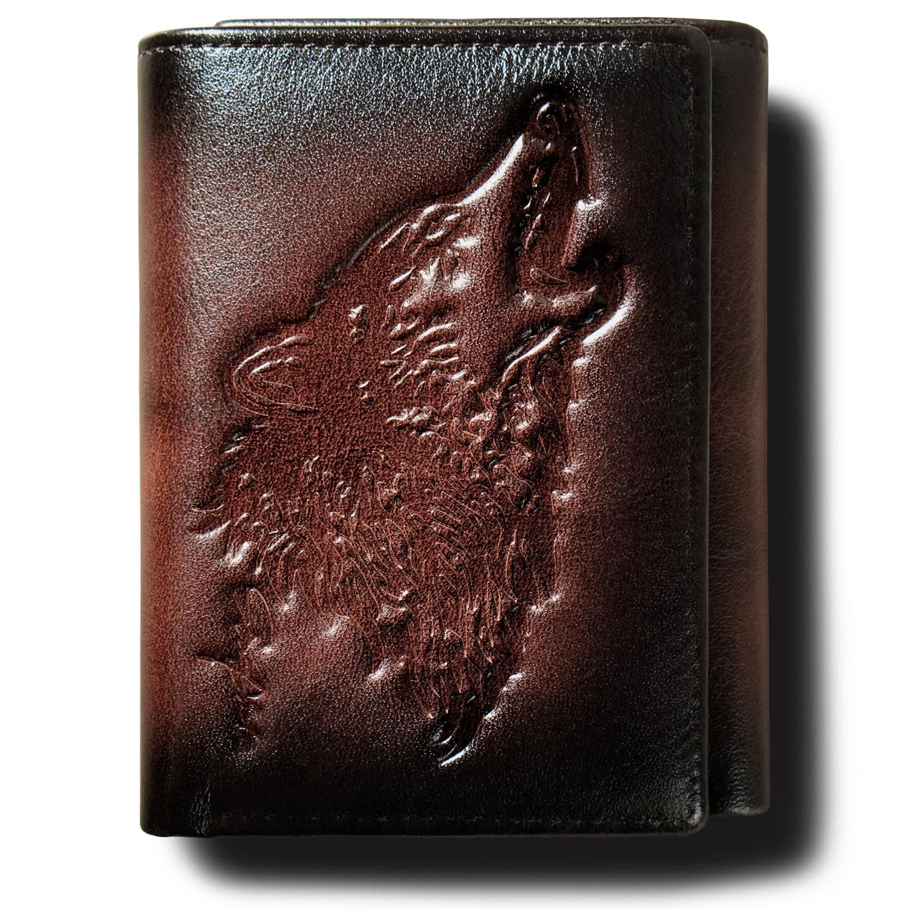 Wolf Trifold Wallet