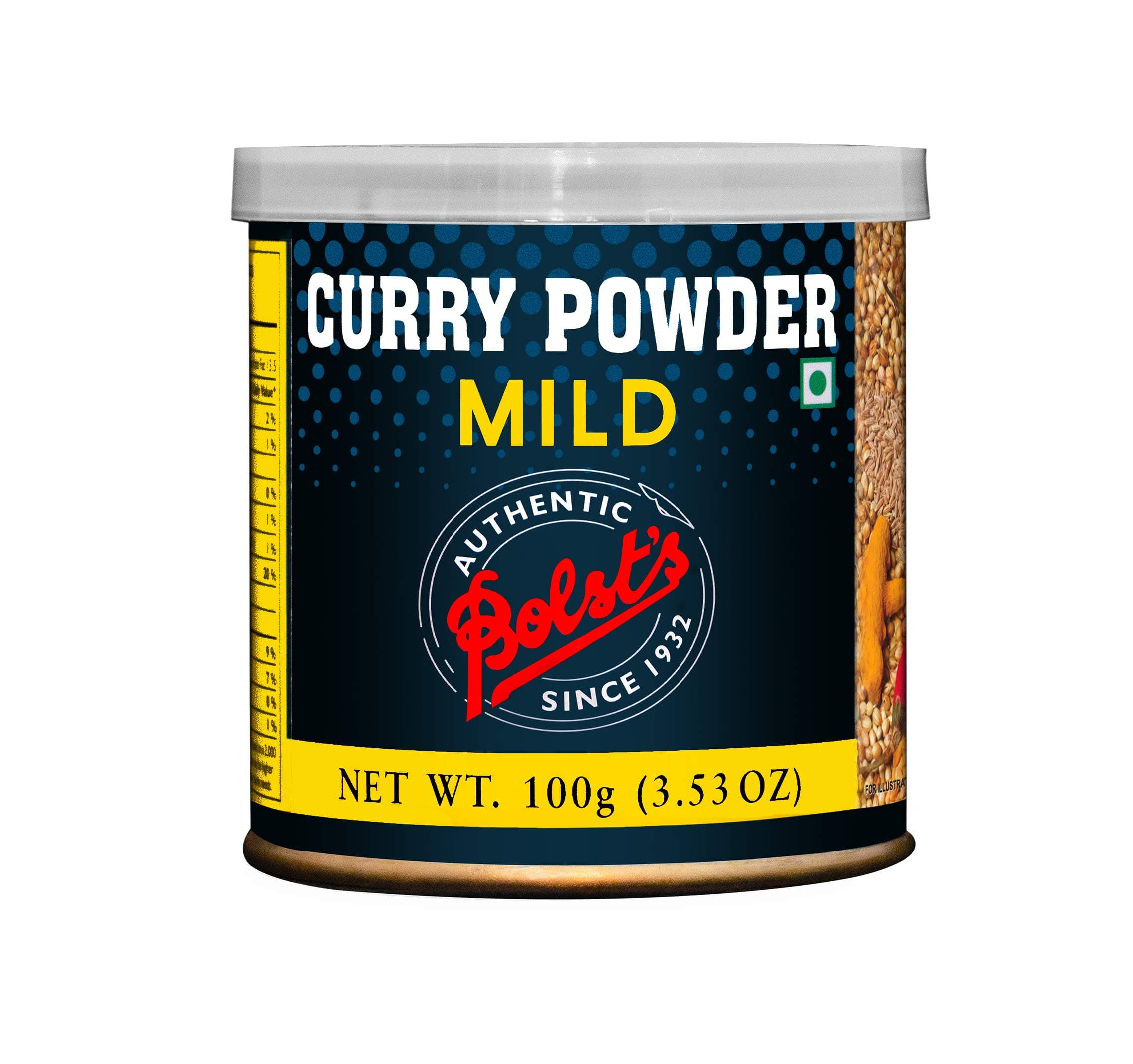 Bolst's Curry Powder Mild 3.5 oz