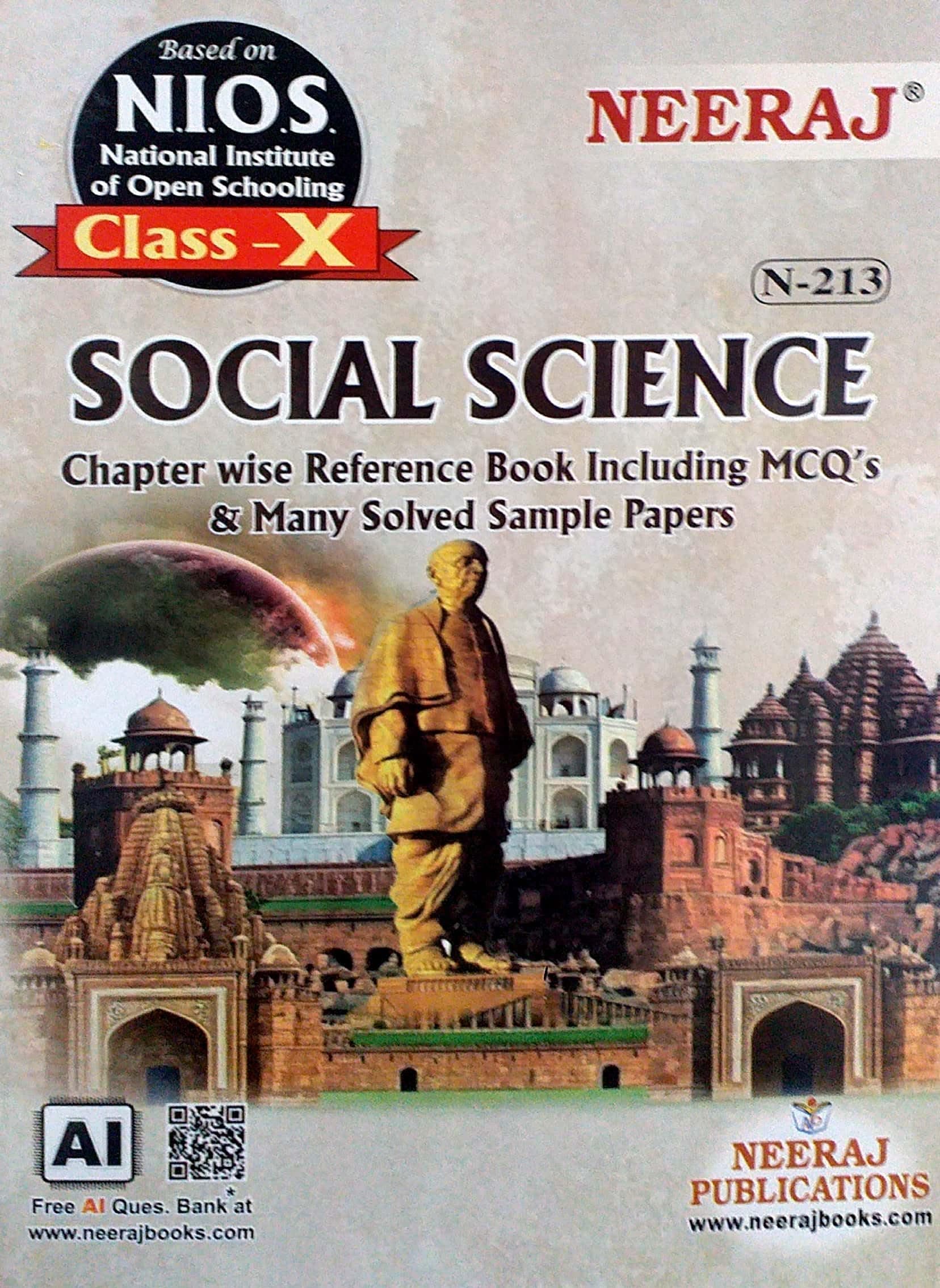 Nios Social Science Class 10 Study Guide And Model Paperenglish Medium(As Per Latest Syllabus)