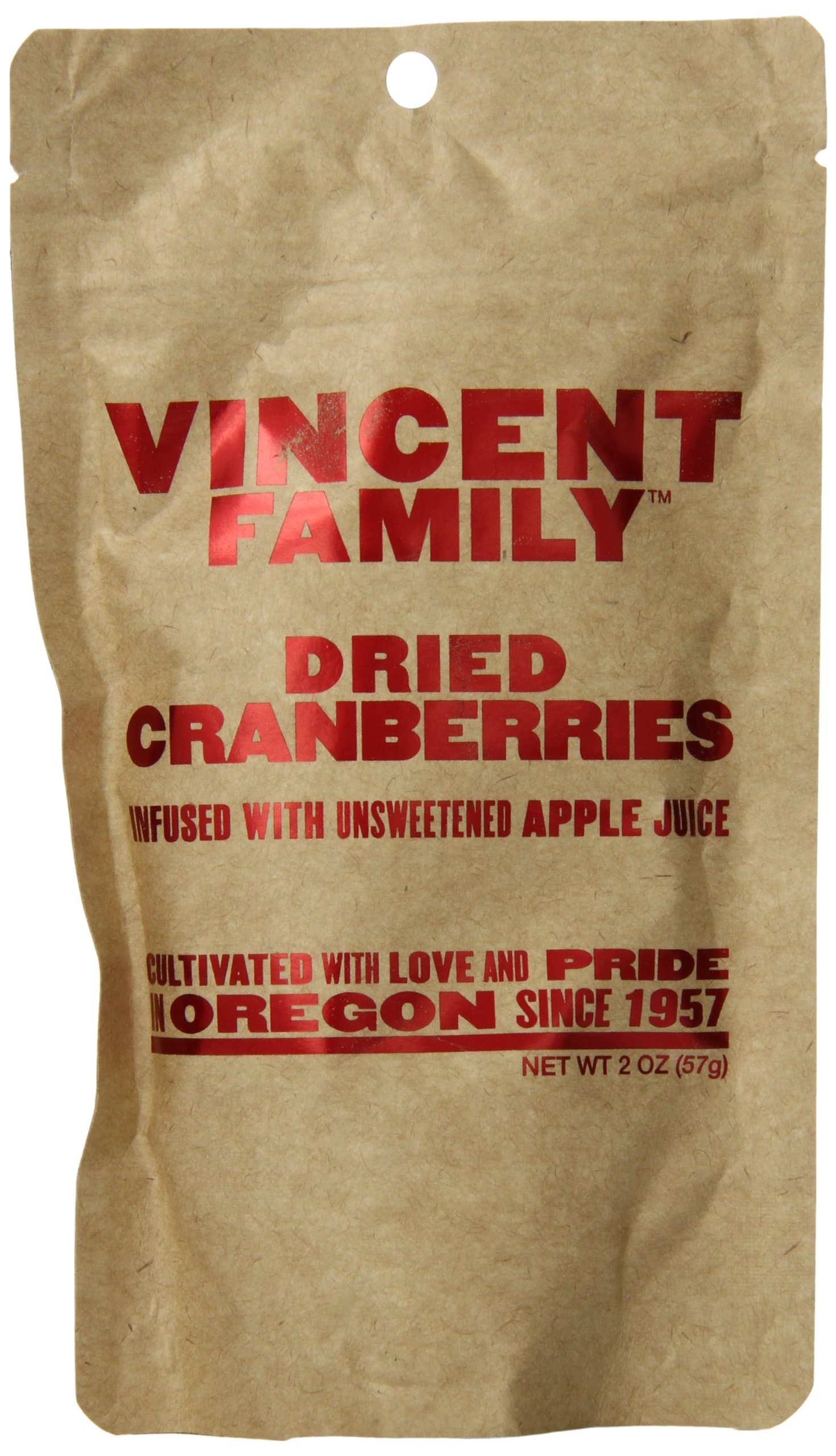 Vincent Family Dried Cranberries ,2 oz