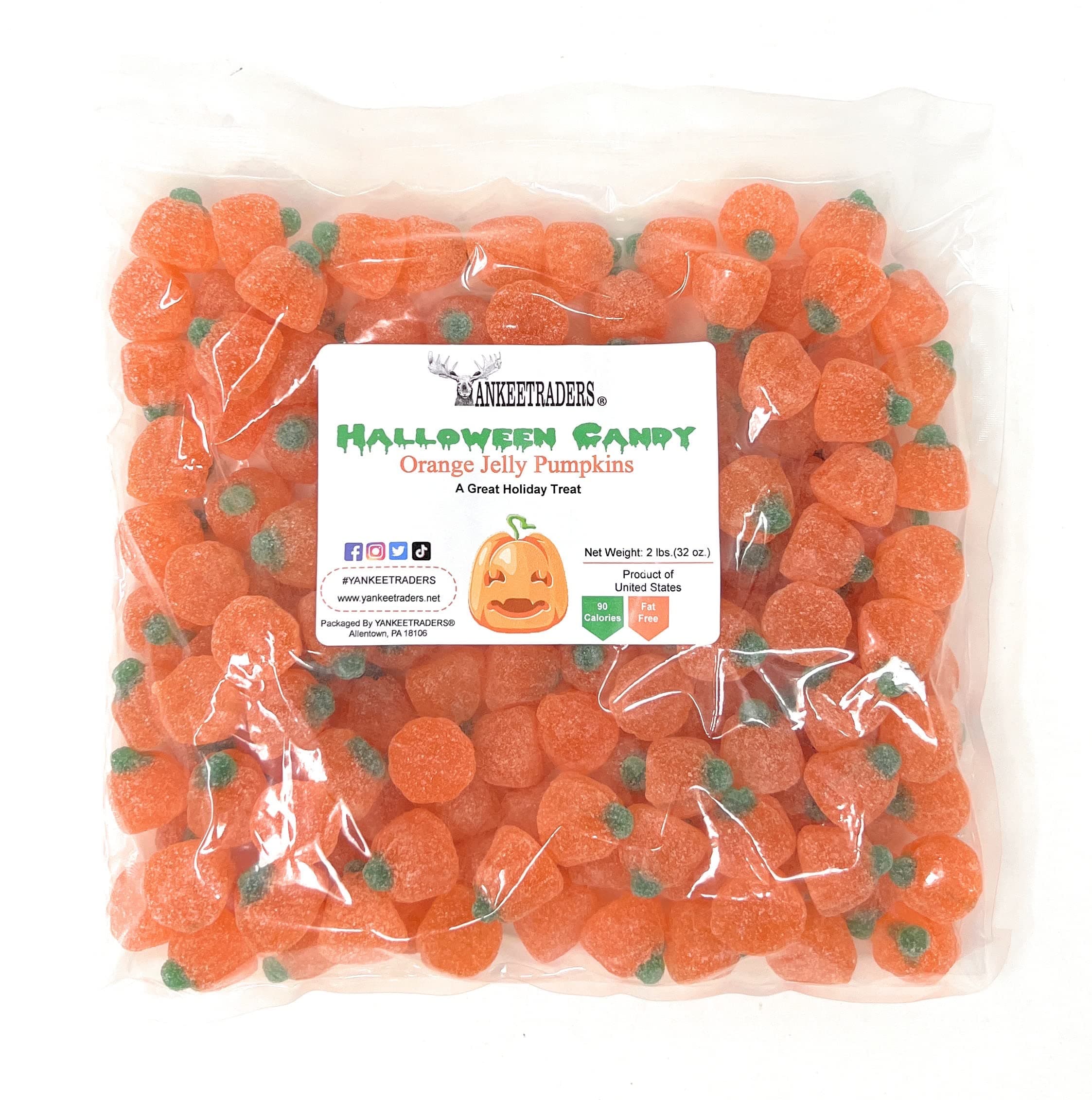 Jelly Pumpkins, Orange, 2 Lb