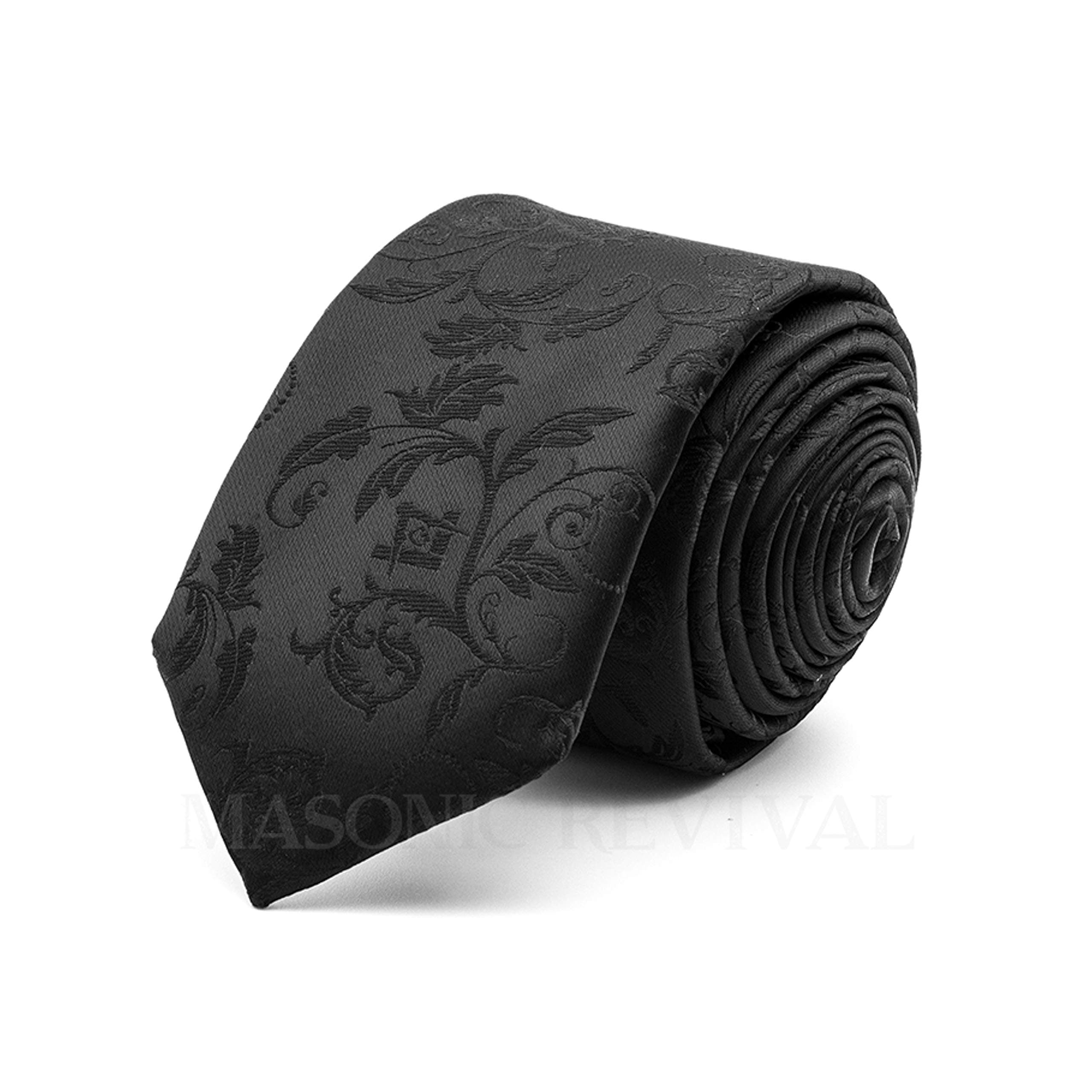 Masonic Revival Noche Necktie