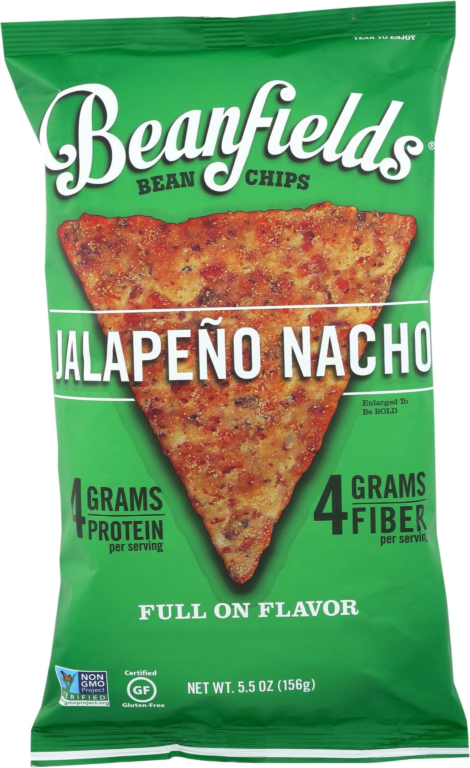 Beanfields Jalapeno Nacho Bean Chips, 5.5Oz/156 g