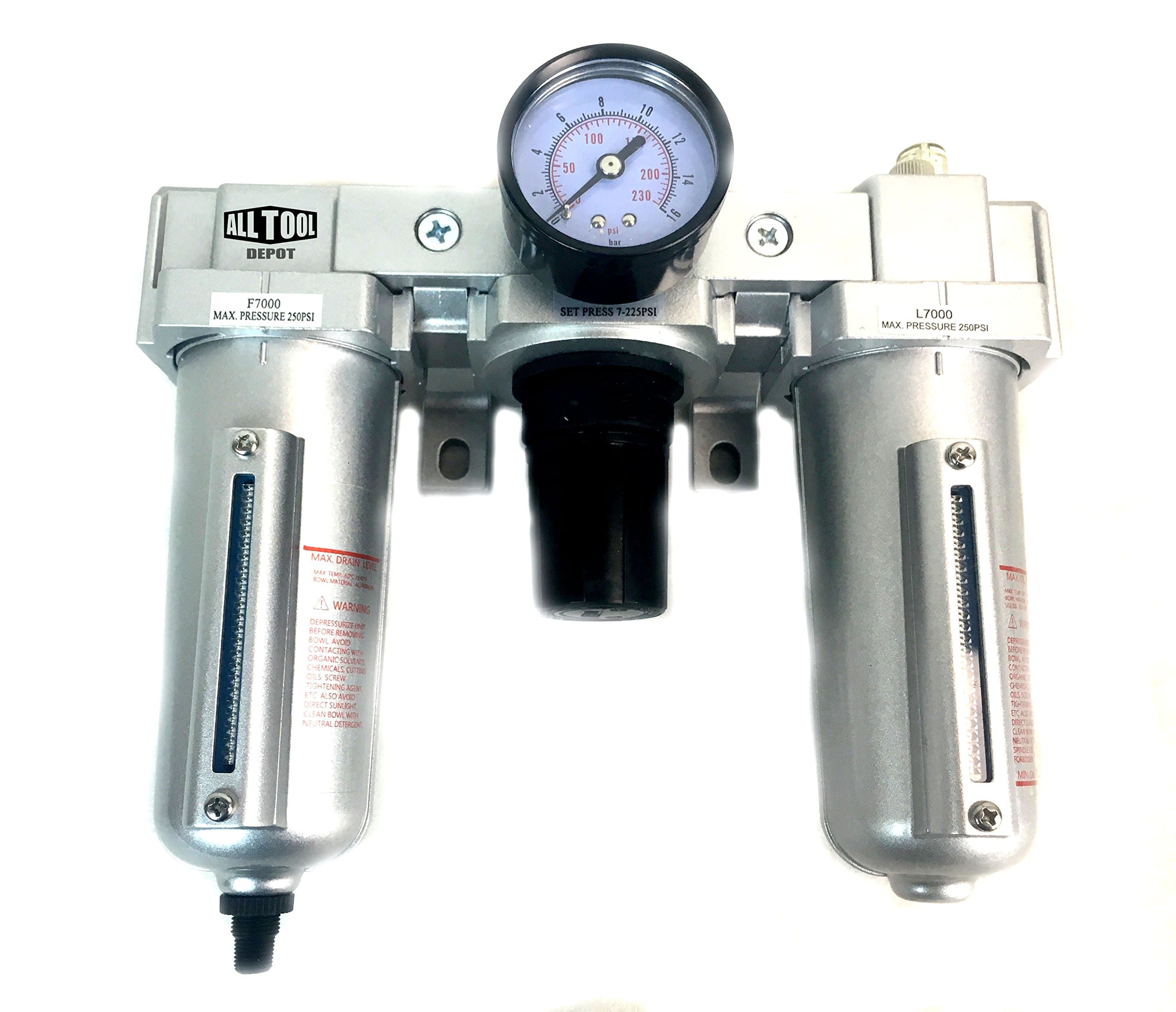 3/4" Heavy Duty FRL air control unit w/Auto Drain C706NA