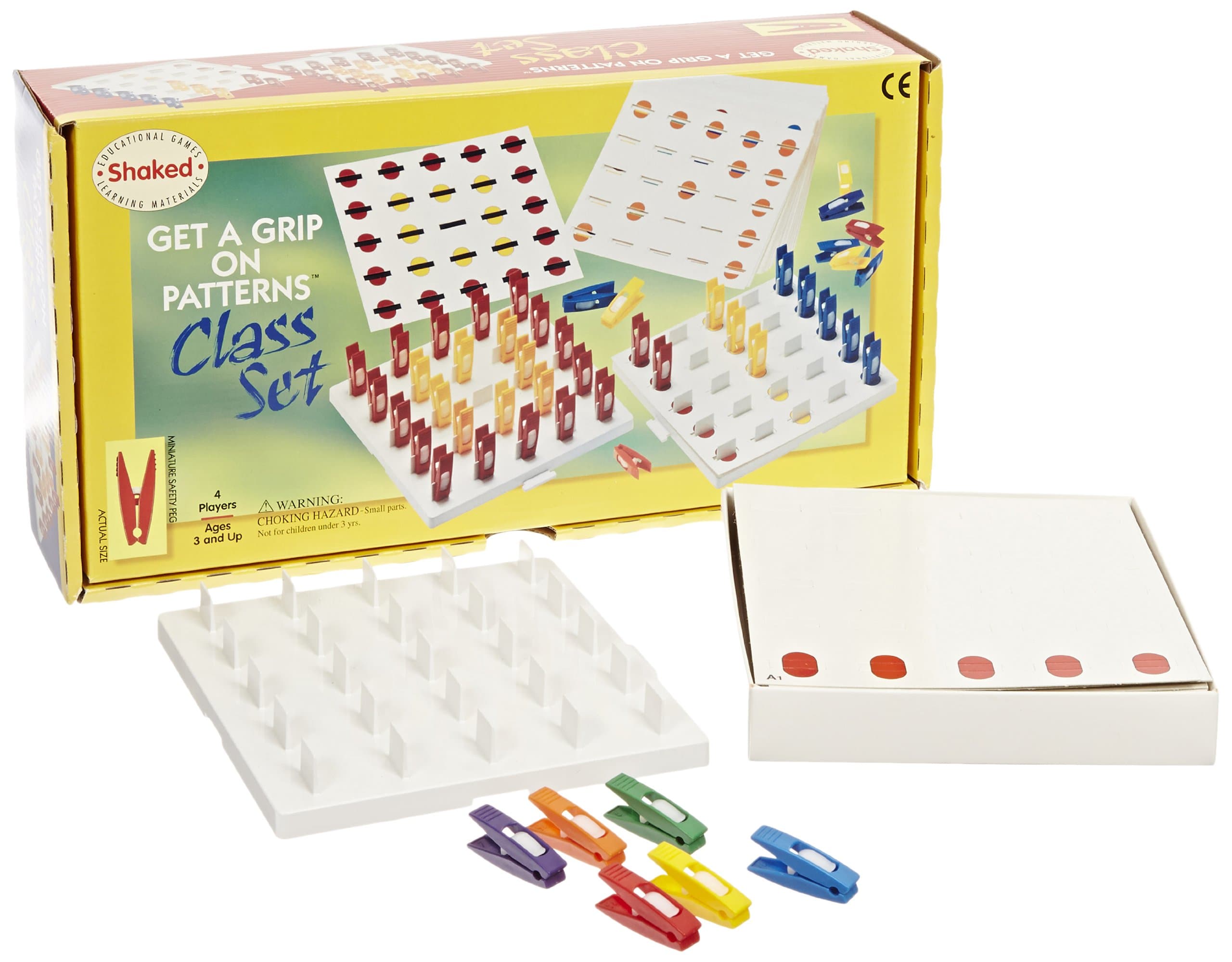 Shaked Educational Games Get A Grip On Patterns Class Set - Assorted Colors