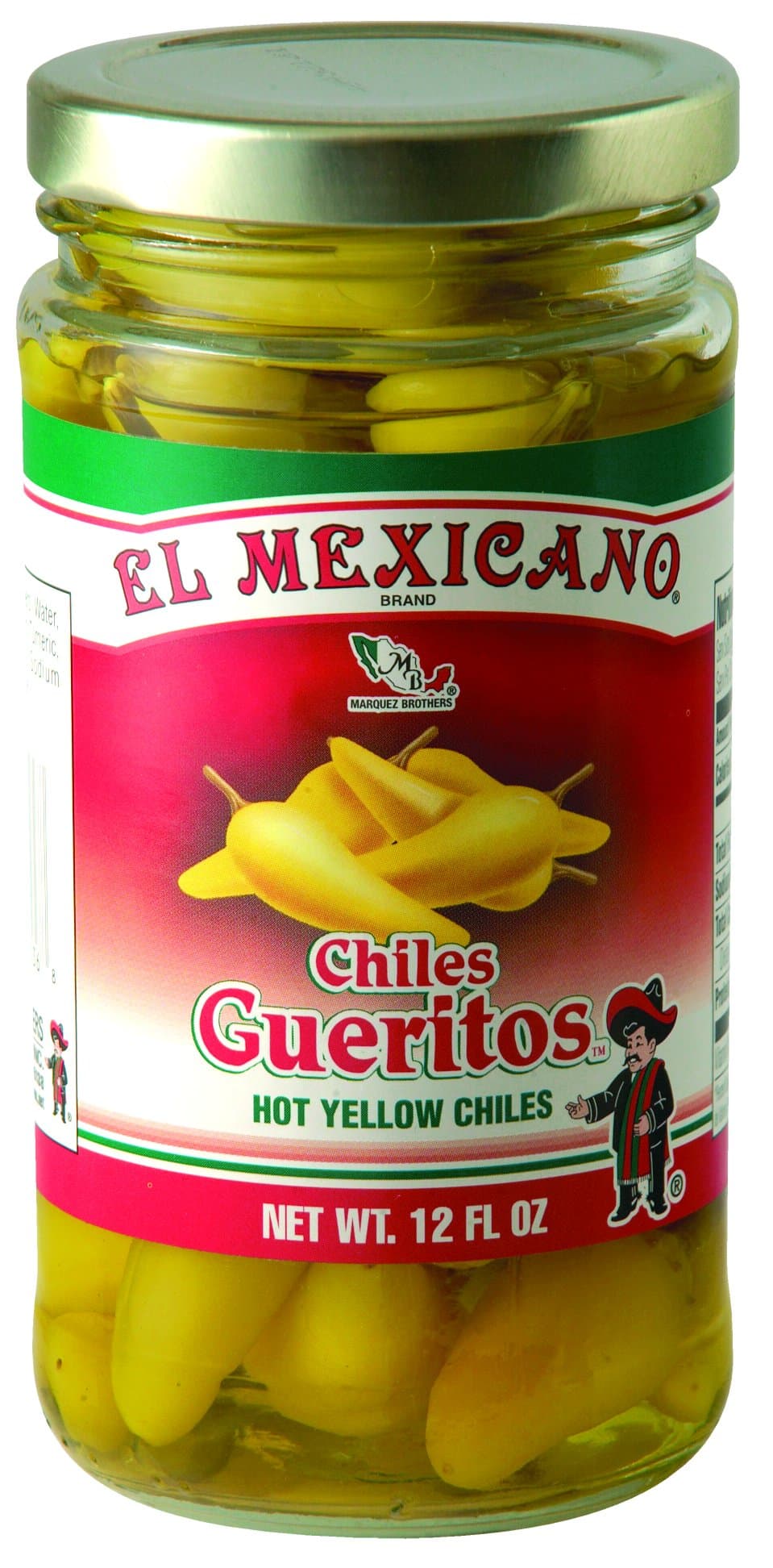 El Mexicano Chiles Guertos 12 oz
