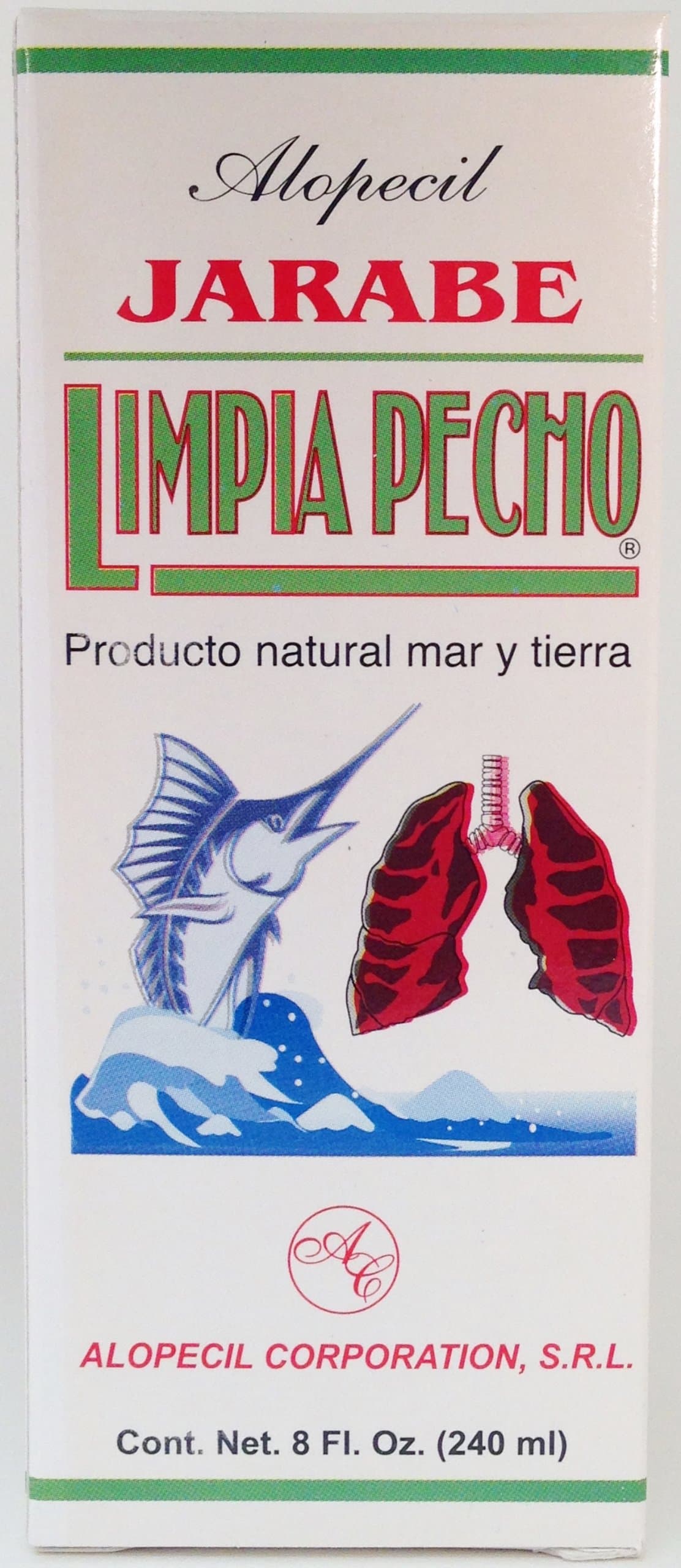 Jarabe Limpia Pecho 8 Oz. Syrup