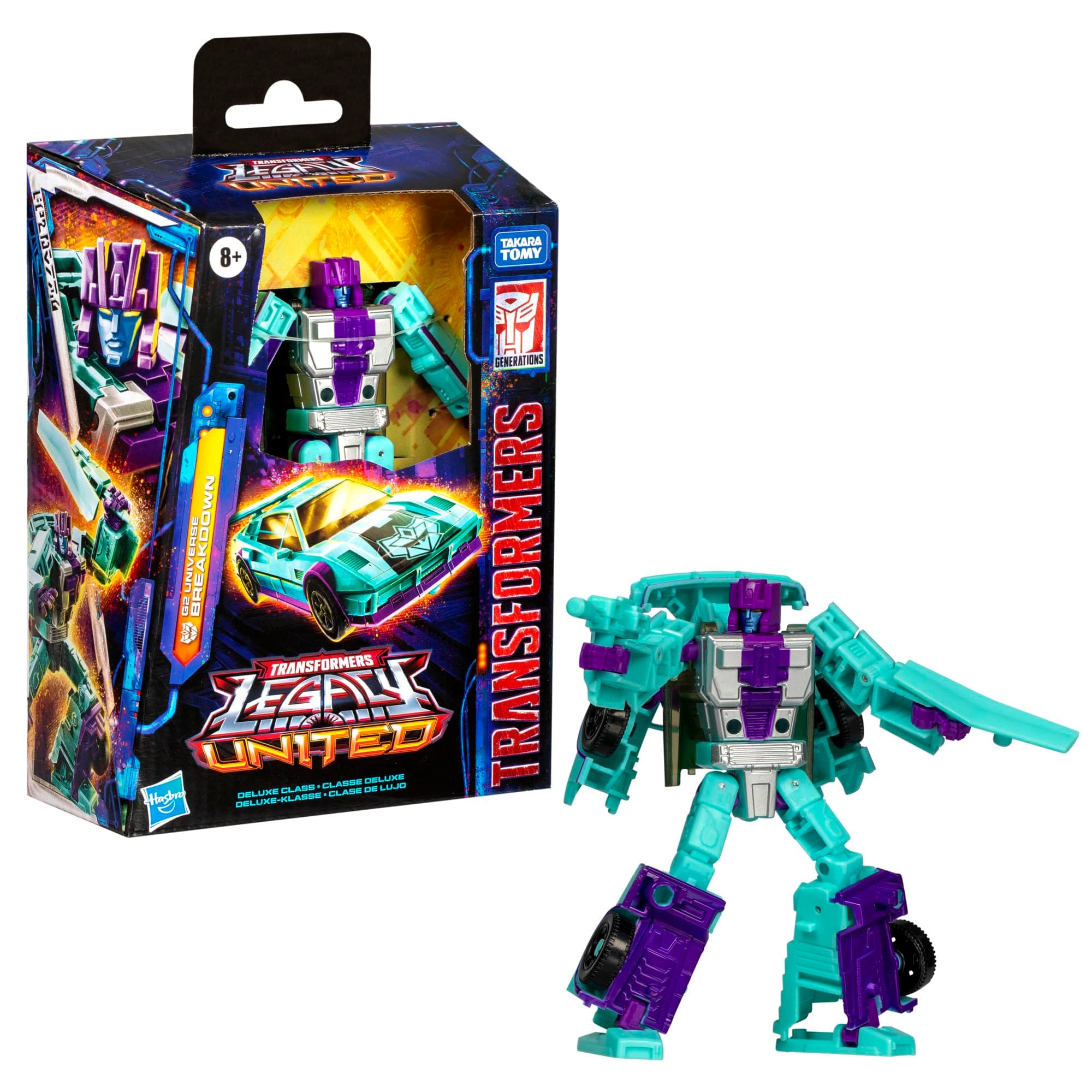 Transformers Legacy Deluxe Class G2 Universe Breakdown, 5.5-inch Converting Action Figure, 8+