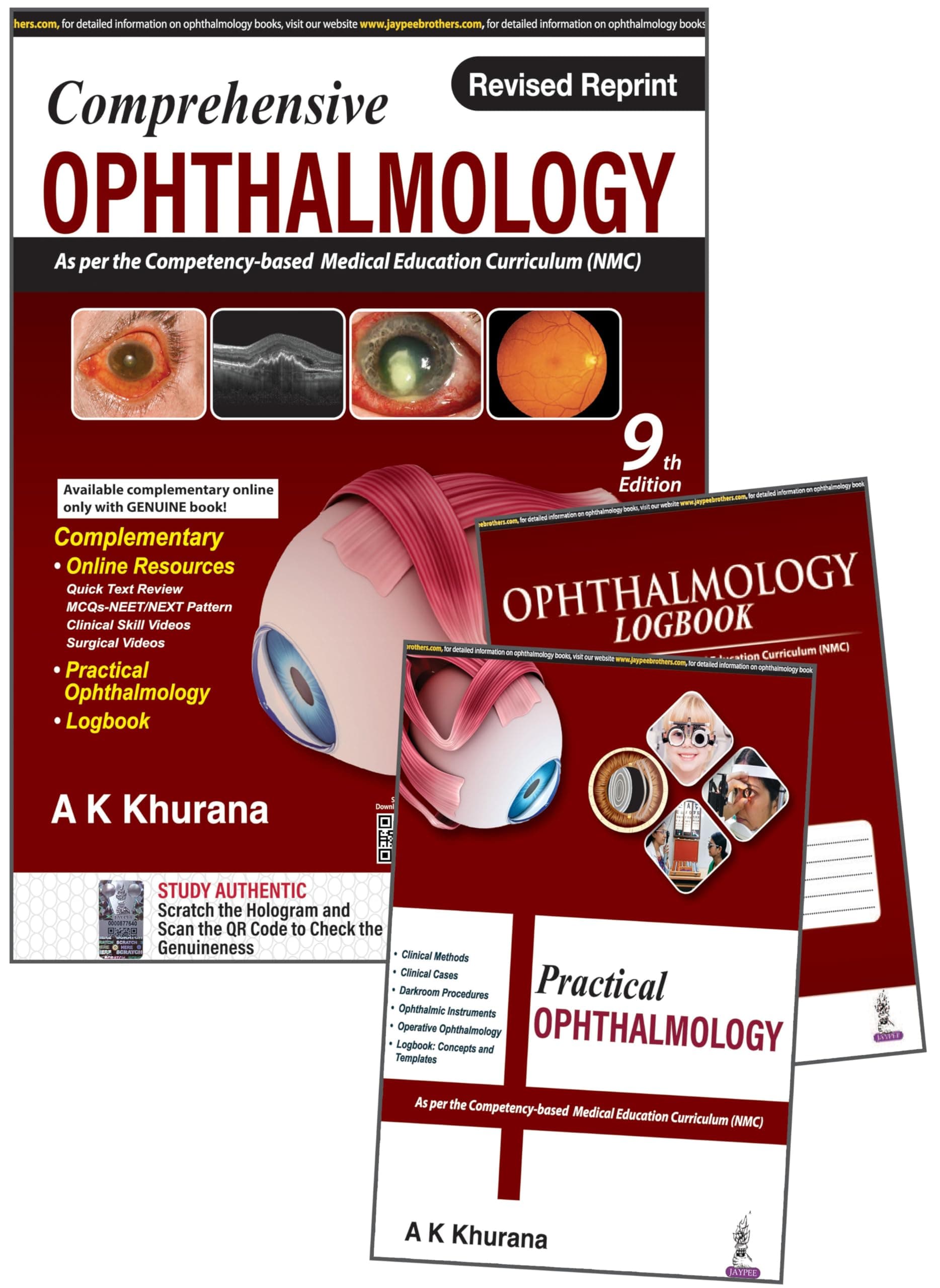 – Comprehensive Ophthalmology: With Ophthalmology Logbook Plus Practical Ophthalmology
