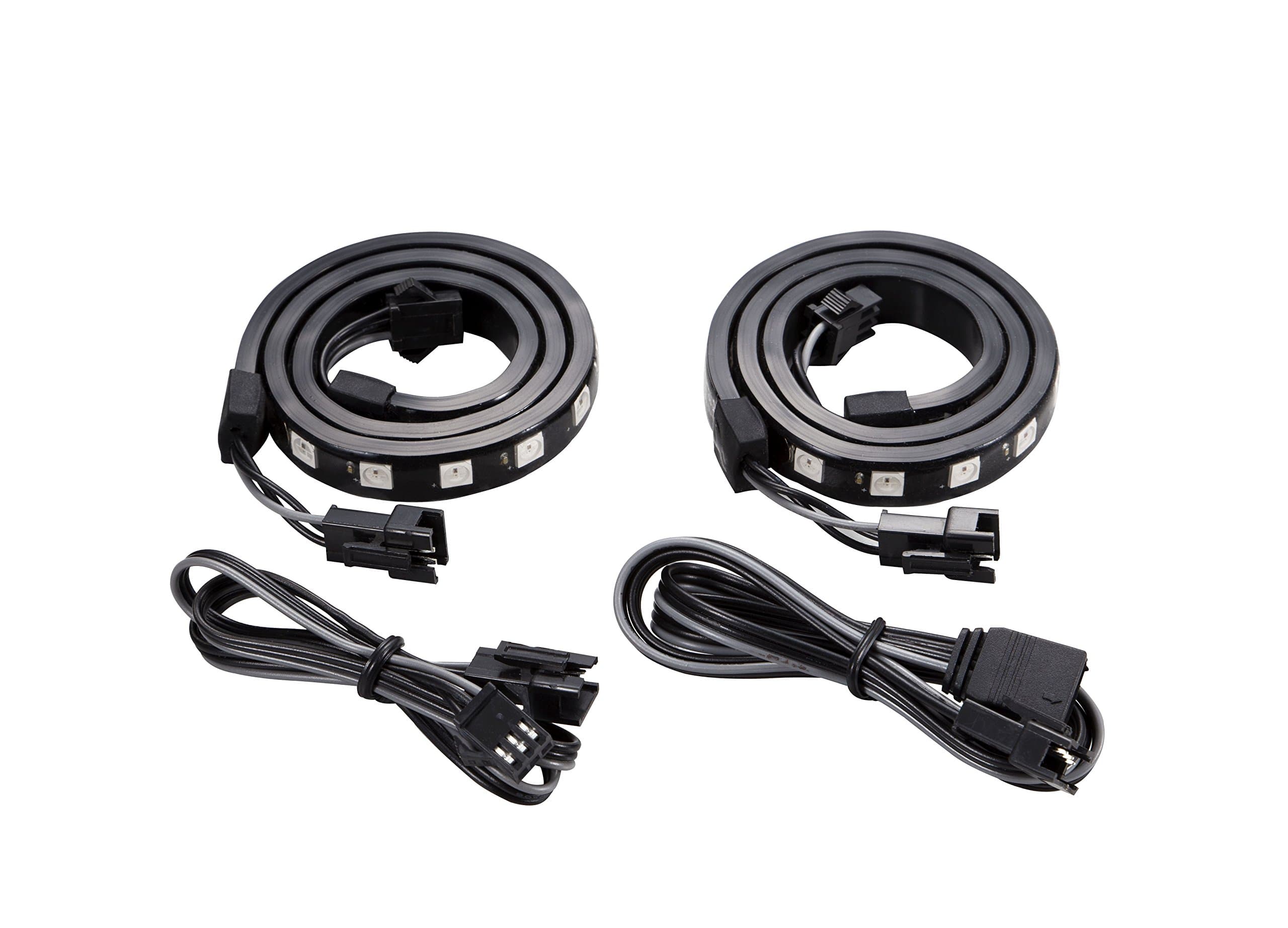 Phanteks PH-DRGBLED_COMBO_01 Digital RGB LED Strip Combo Set 2x 400mm 1x M/B adapter ASUS/MSI compatible Retail (Works only with DRGB boards)