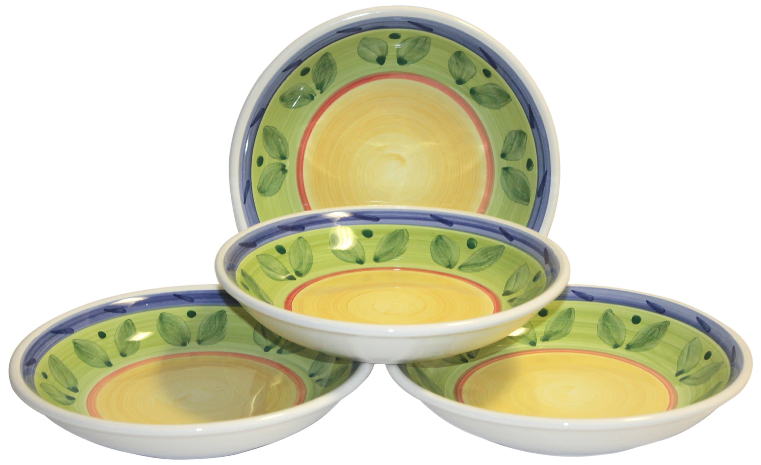 Girasole 4-Piece Soup Plate Set
