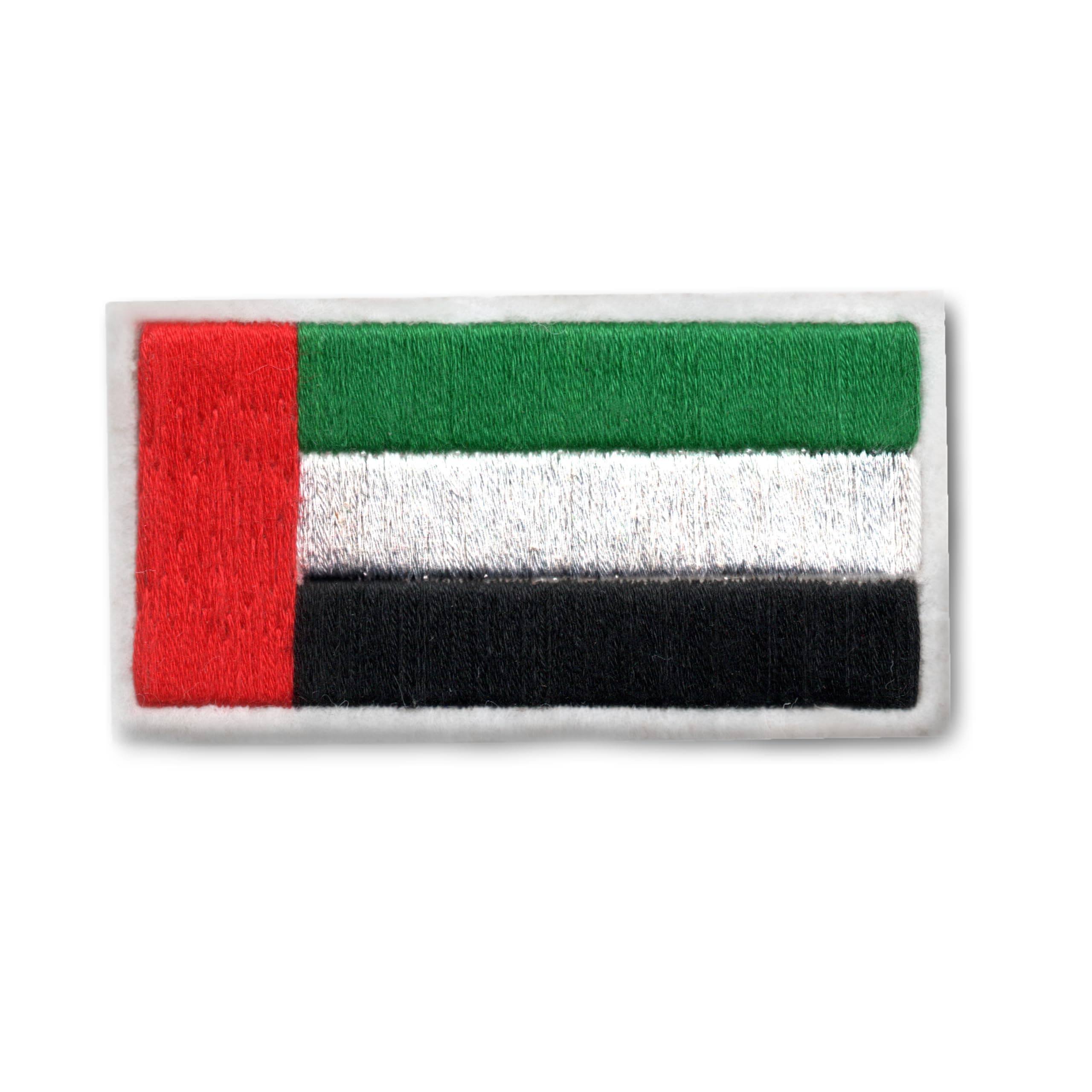 EBarn Handmade UAE Flag Iron-on/Sewing Patch for National Day - Tactical Embroidery Military Patch for Caps, Bags, Vests, and Uniforms