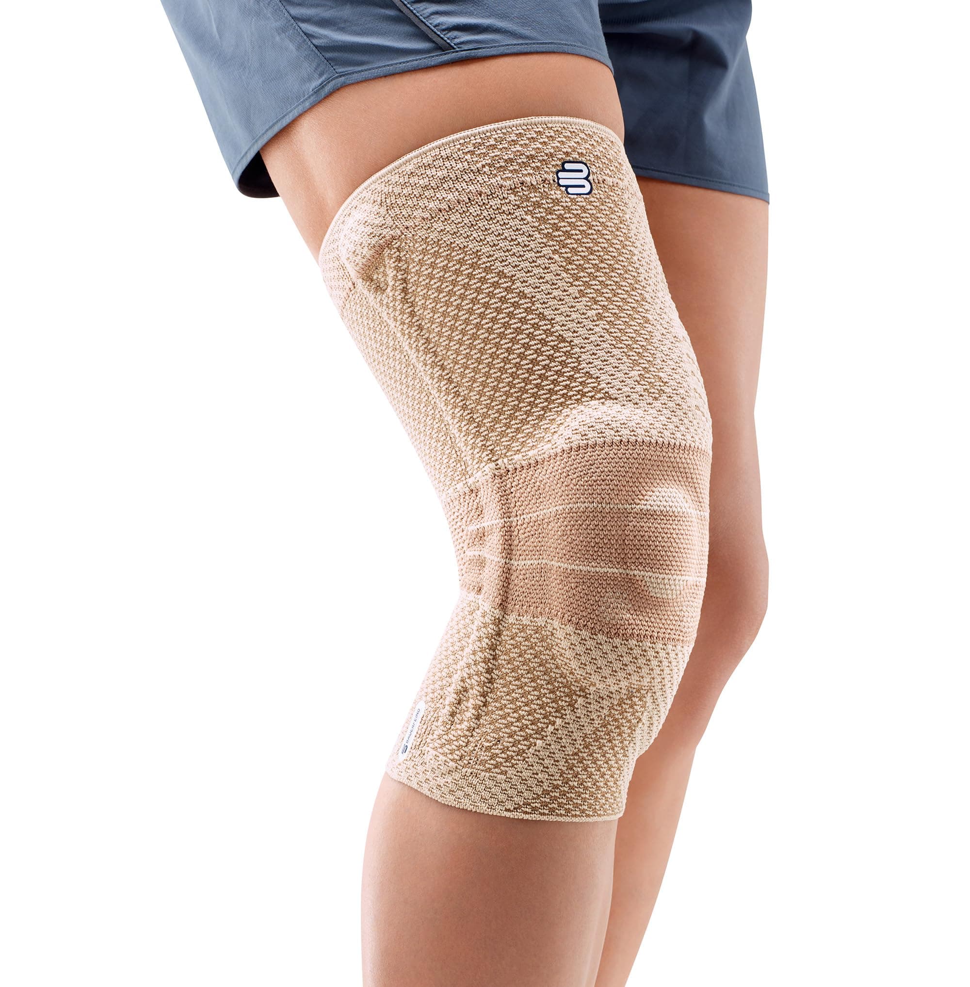 Bauerfeind GenuTrain A3 Right Knee Support - Breathable Knit Compression Knee Brace to Relieve Pain and Swelling from osteoarthritis, ACL Injury, Meniscus Tear, Medical Grade Knee Sleeve