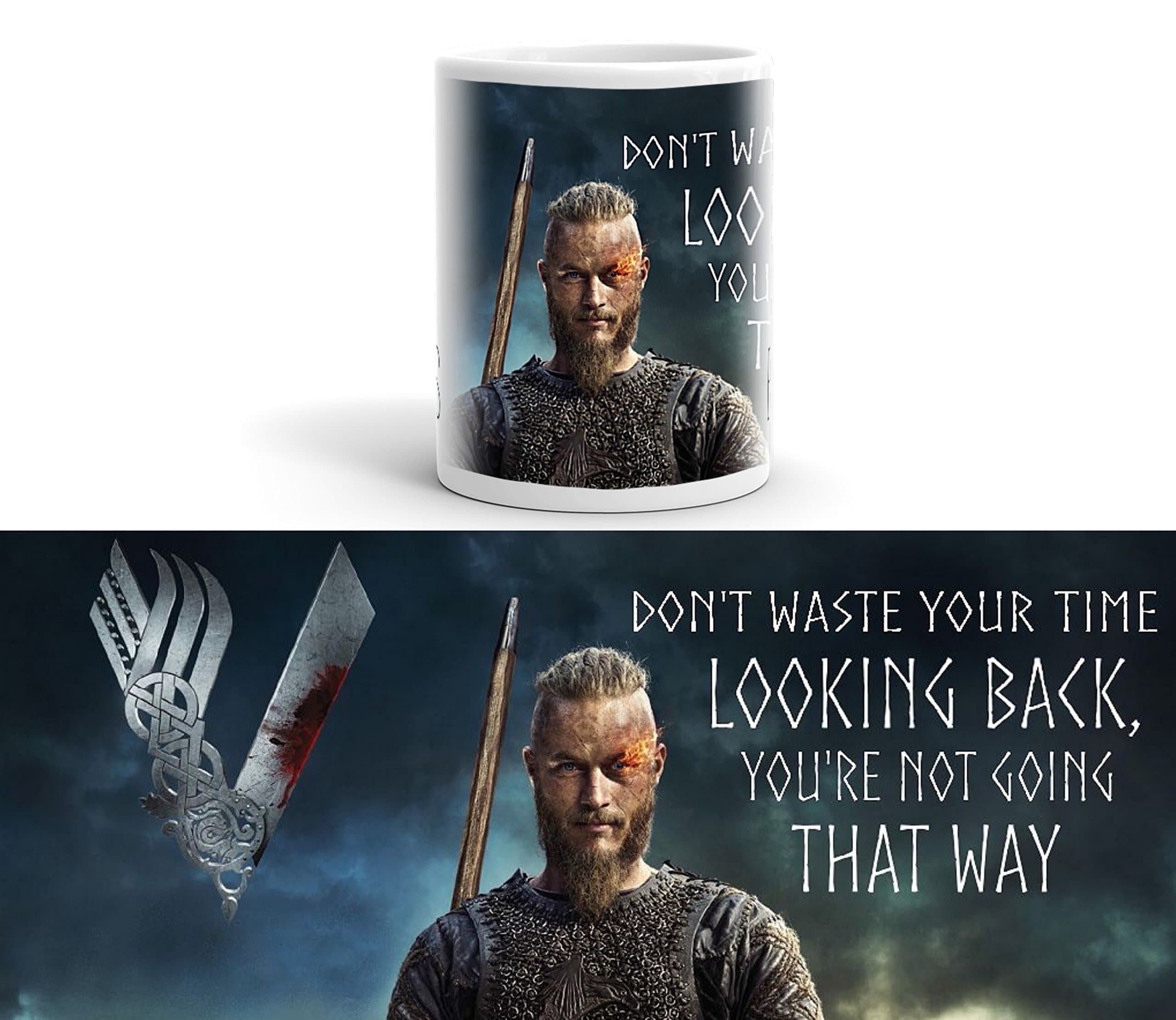 Forever Personal Designs Vikings Ragnar Lothbrok 11oz Mug
