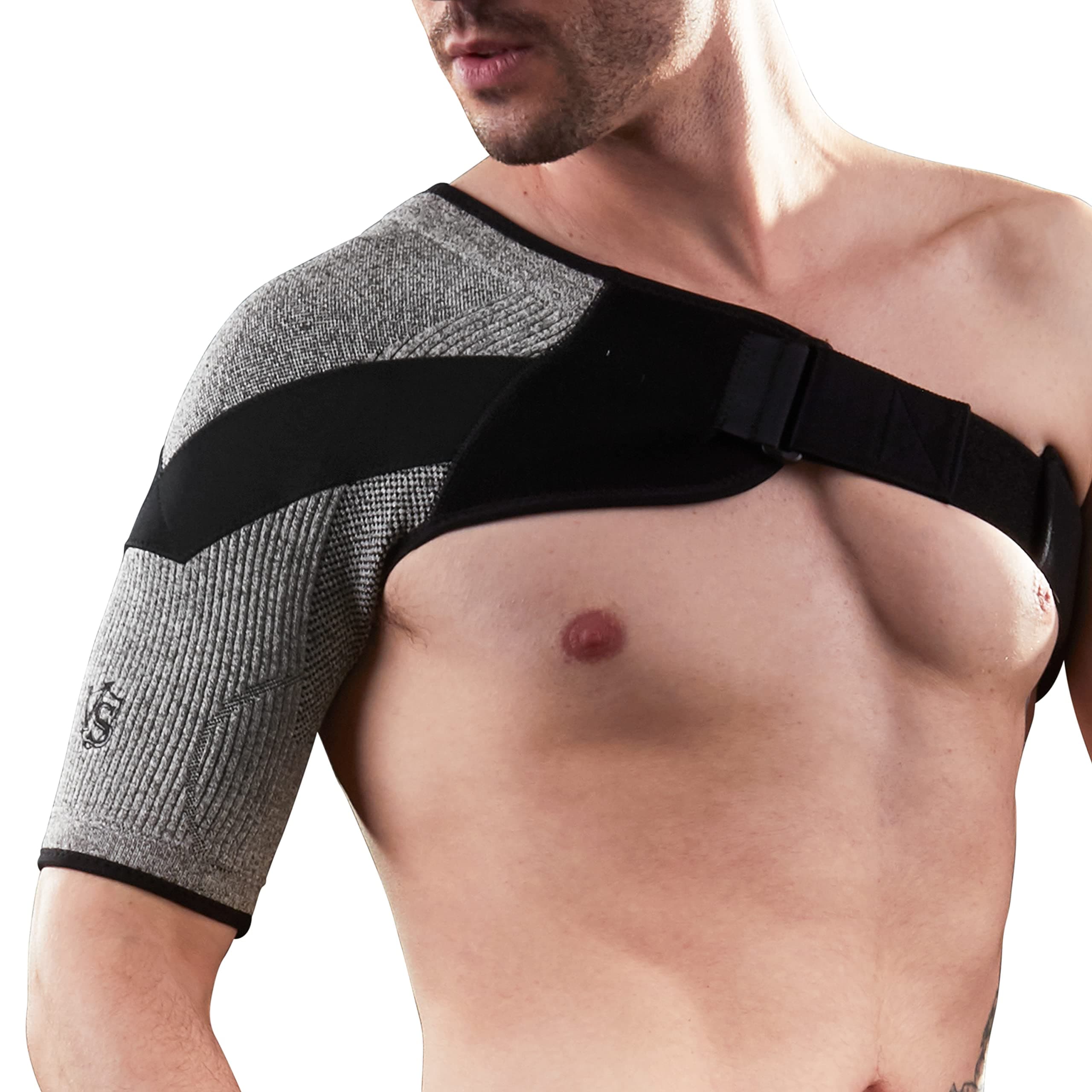 Vital Salveo Shoulder Compression Brace – Stabilizing Shoulder Support for Movement & Activity, Breathable and Light (1PC)-Medium