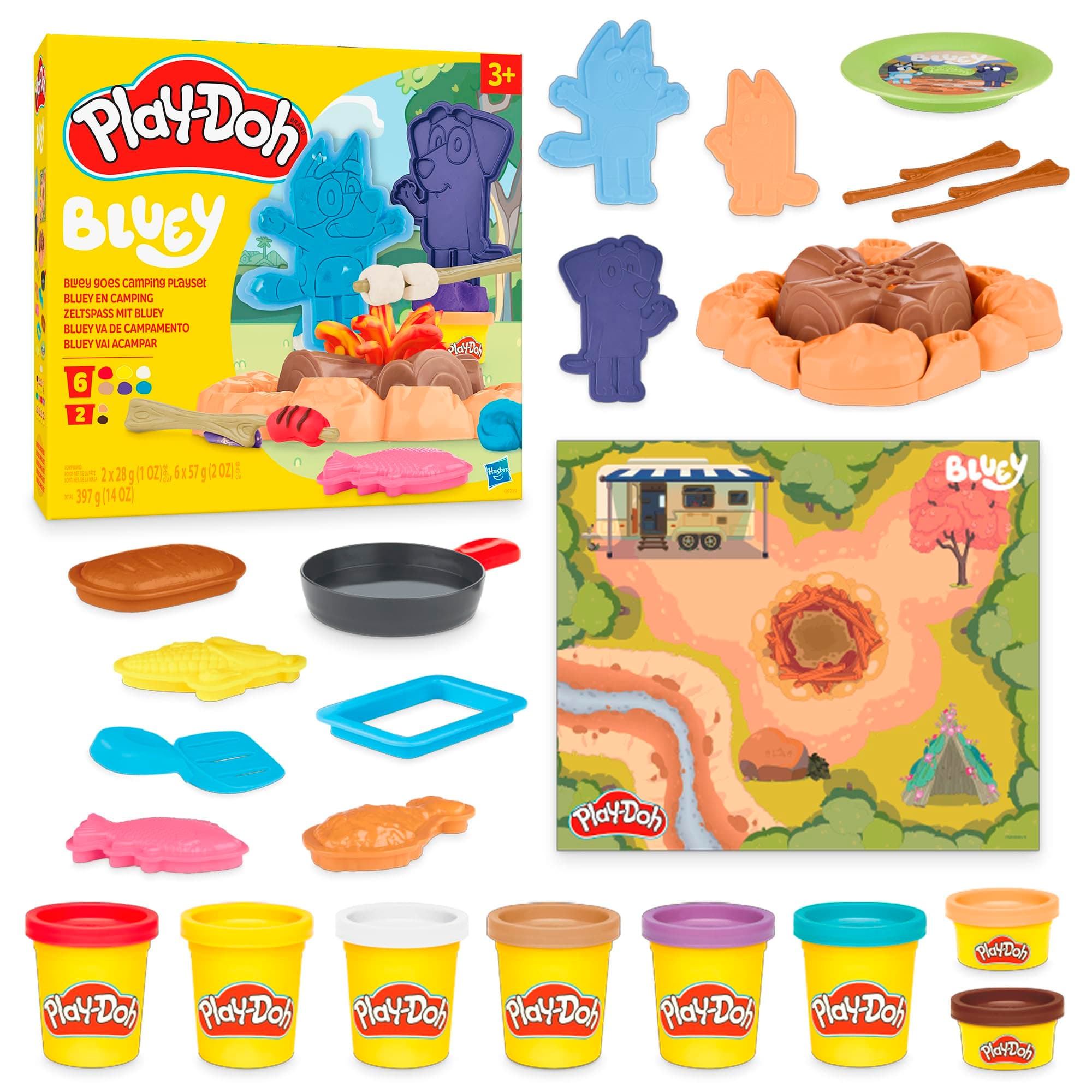 Play-Doh Bluey Goes Camping