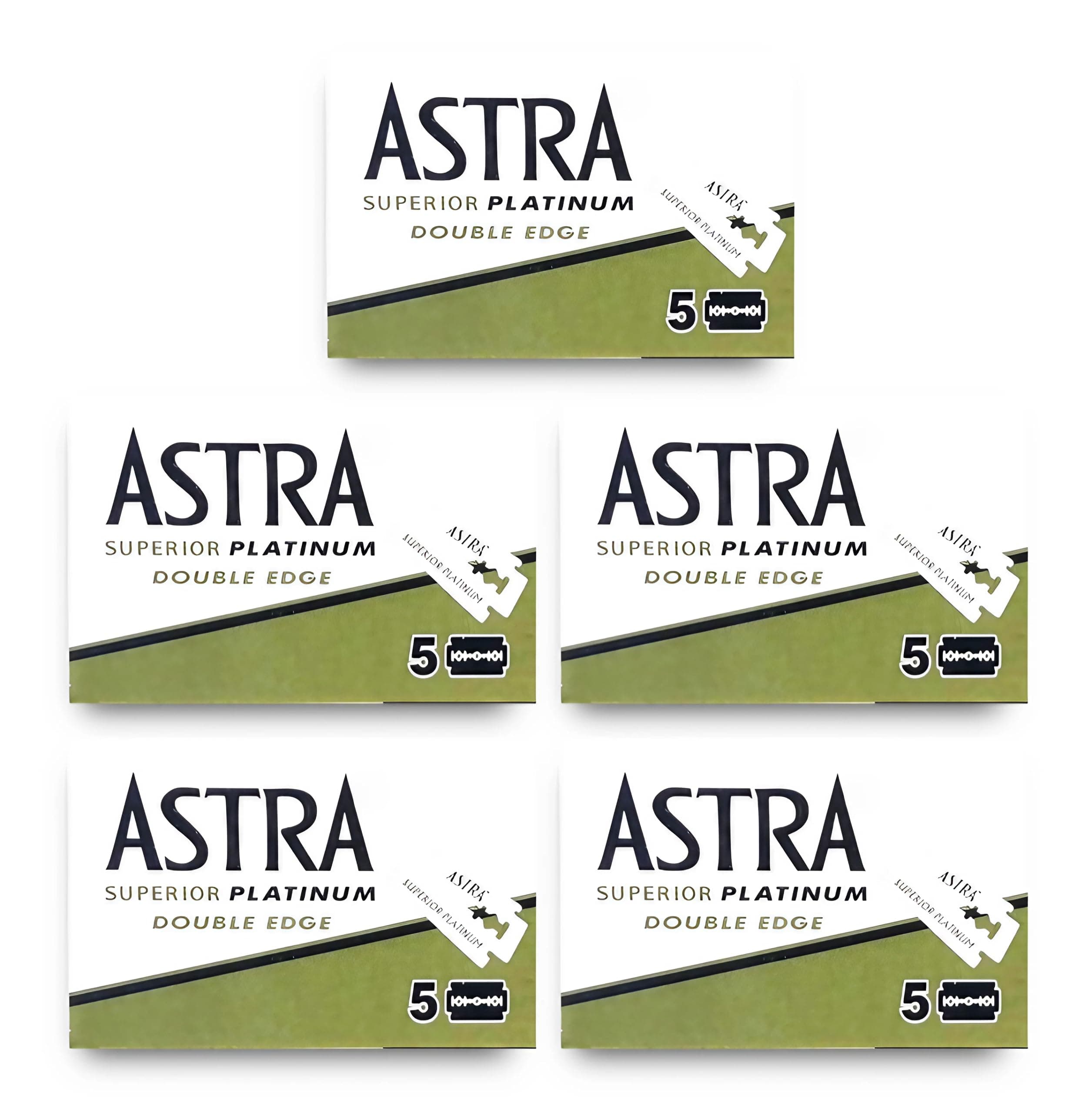 25 Astra Platinum Razor Blades