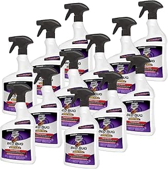 Bed Bug Killer With Egg Kill, Ready-To-Use, 32 Ounces, Treatment For Bed Bugs, Pack of 12