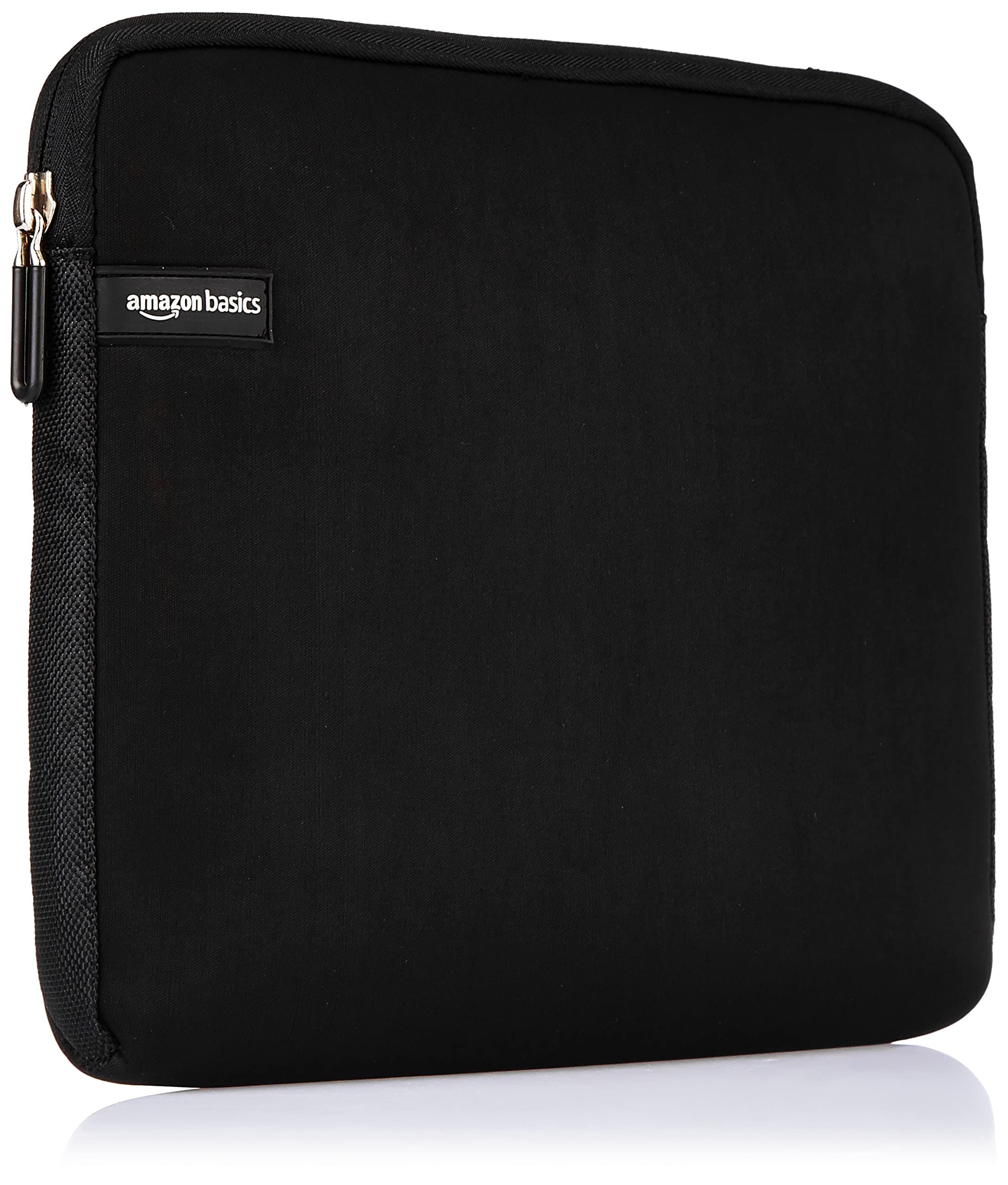 Amazon Basics 11.6 inch Laptop Sleeve, Protective Case with Zipper - Black