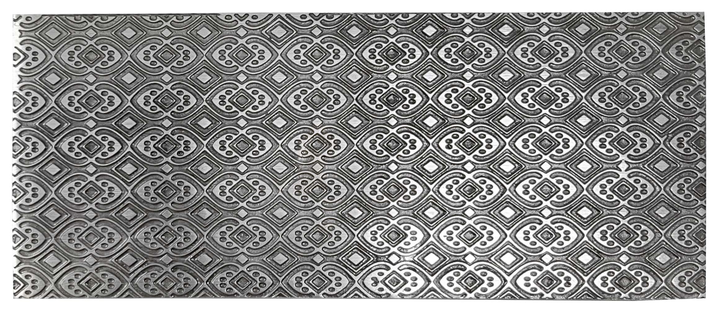 Texture Pattern Plate Style #14 for Press or Rolling Mill Ornate Abstract Embossing Relief Jewelry Making Metal Forming Tool