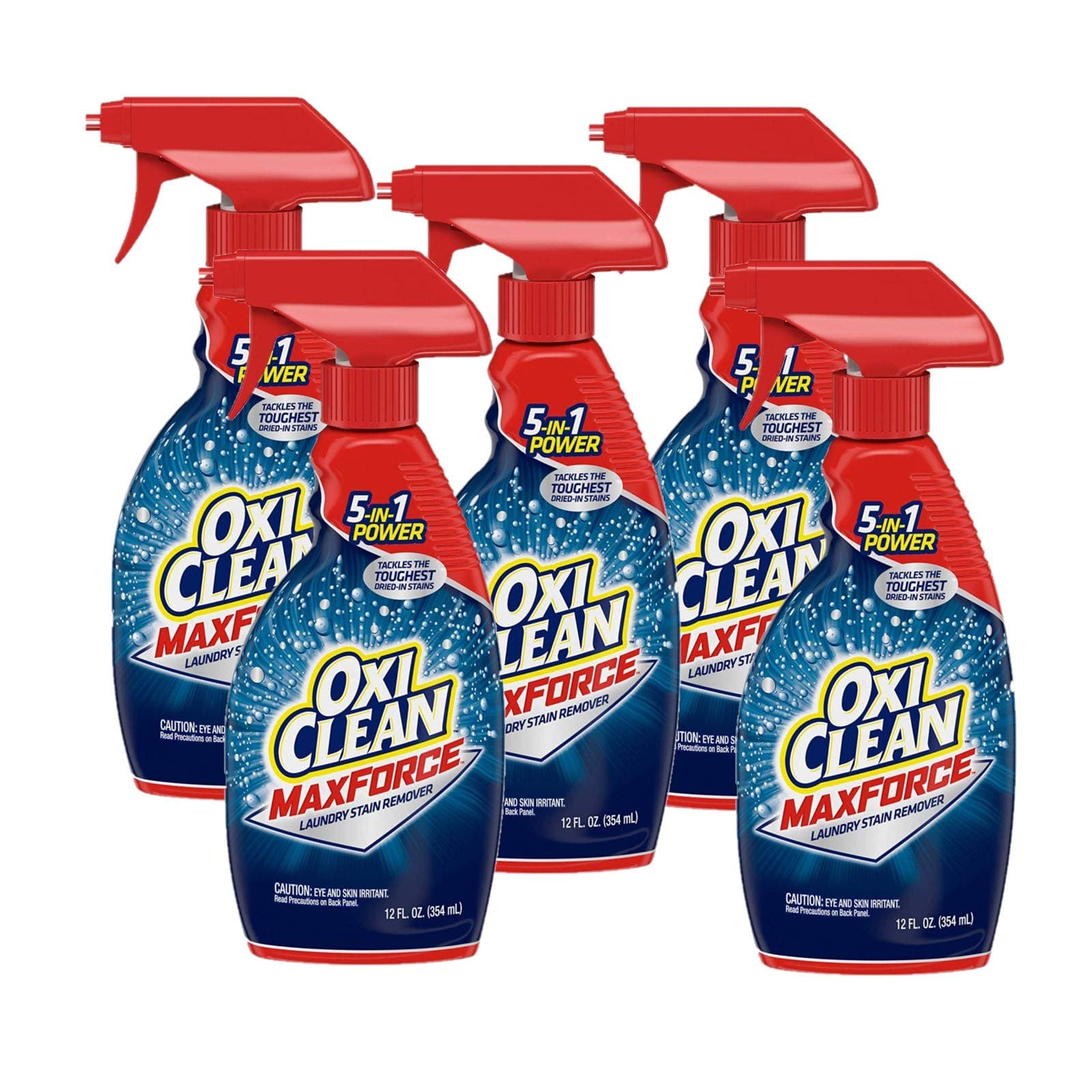 Max Force Laundry Stain Remover Spray 12 Ounce, set of 5