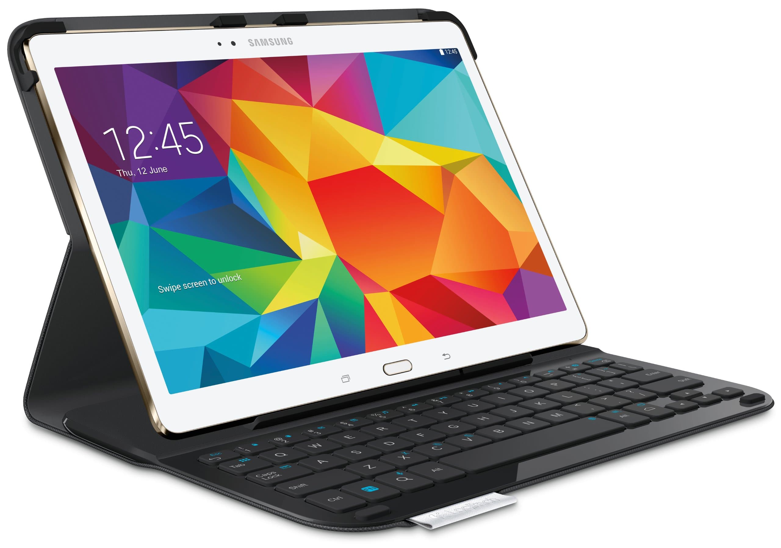 Logitech Type S Folio Keyboard Case for Samsung Galaxy Tab S 10.5 - Black