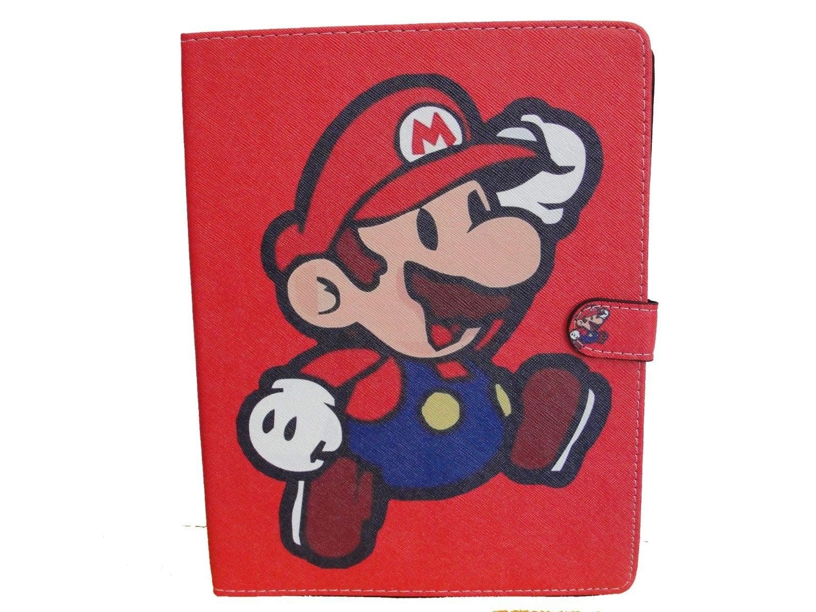 IPad 2/3 / 4 Case Cover Red Super Mario Design IPad clicks into Plastic Shell