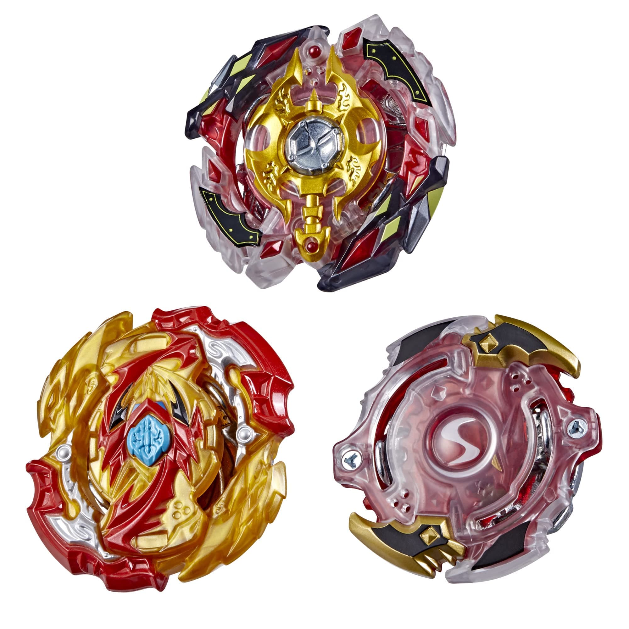 BEYBLADE Burst Evolution Trio Spryzen 3-Pack - Legend Spryzen S3, Lord Spryzen S5, Spryzen S2 Balance-Type Battling Game Top Toys