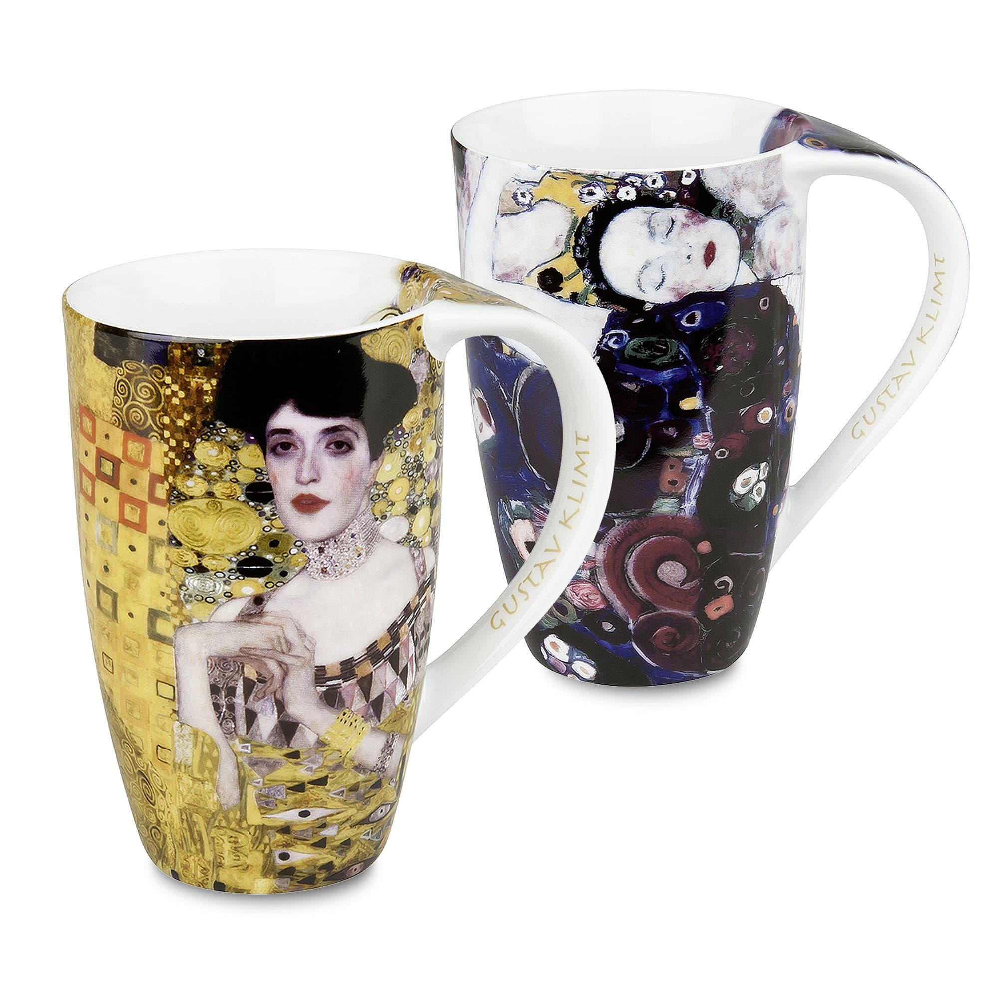 Konitz Gustav Klimt, Adele Bloch Bauer, Jungfrau Mugs, Set of 2