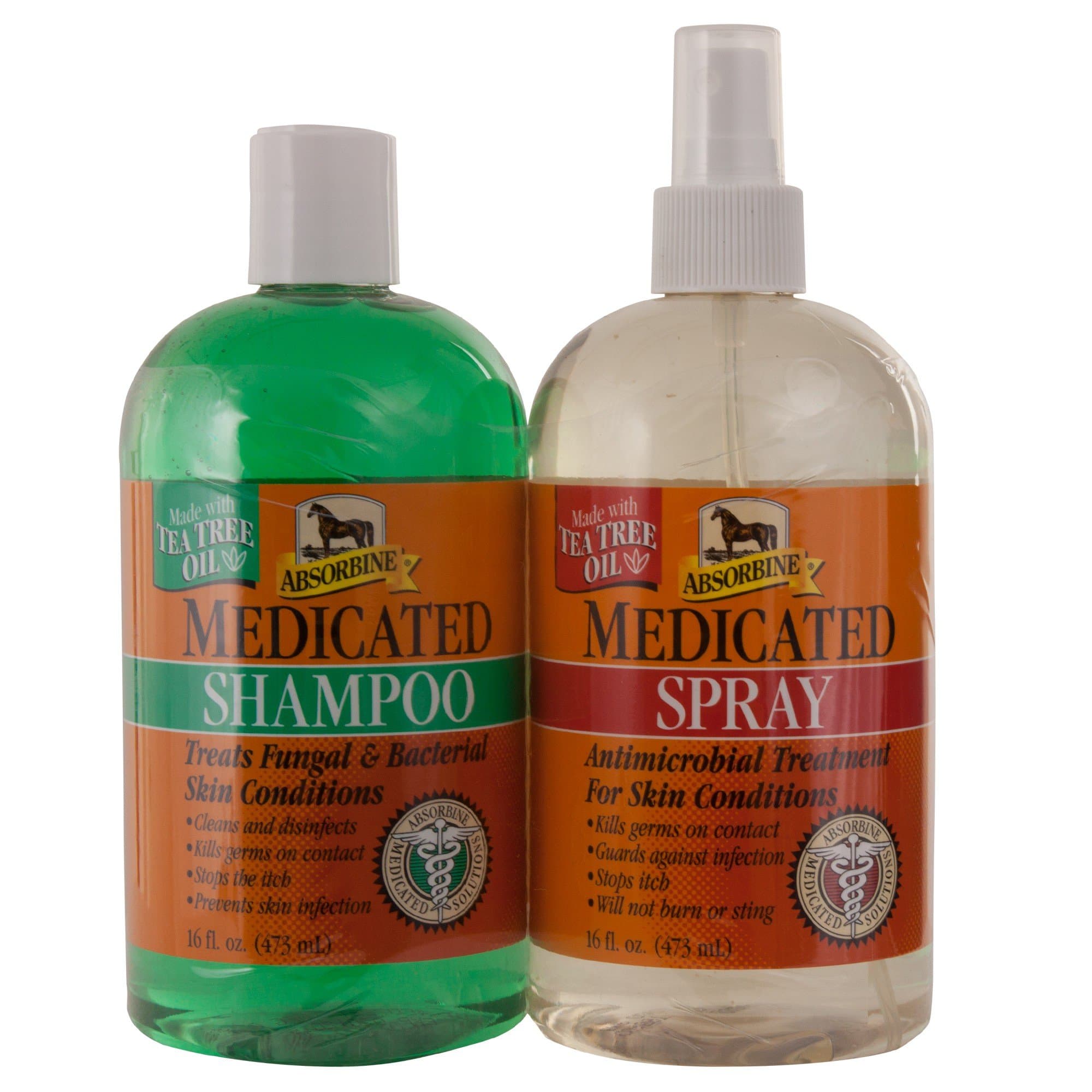 Absorbine Medicated Shampoo & Spray Twin Pack