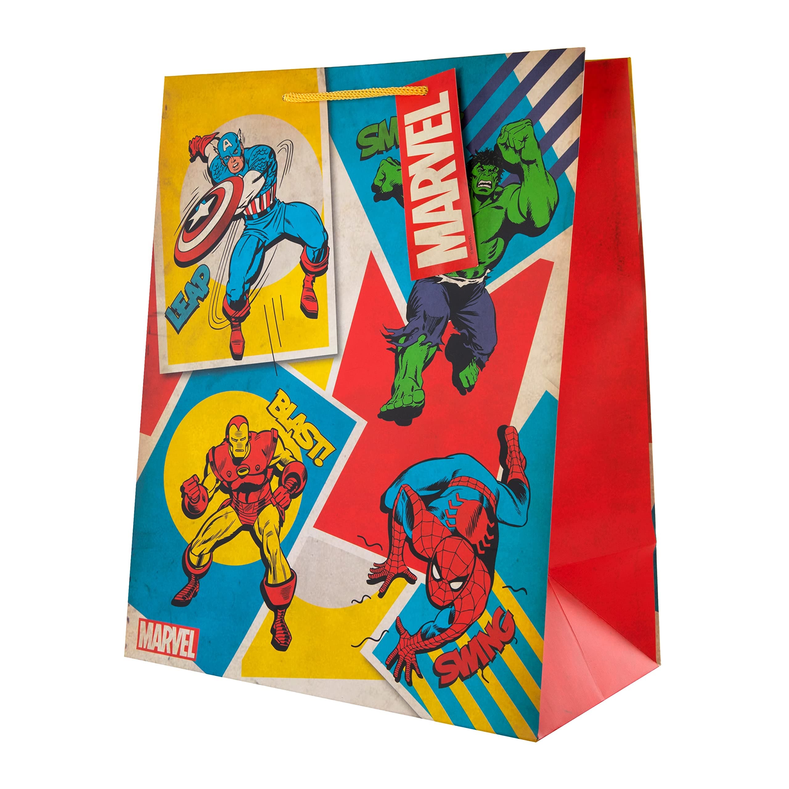 Large Multi-Occasion Gift Bag - Fun Marvel Avengers Design