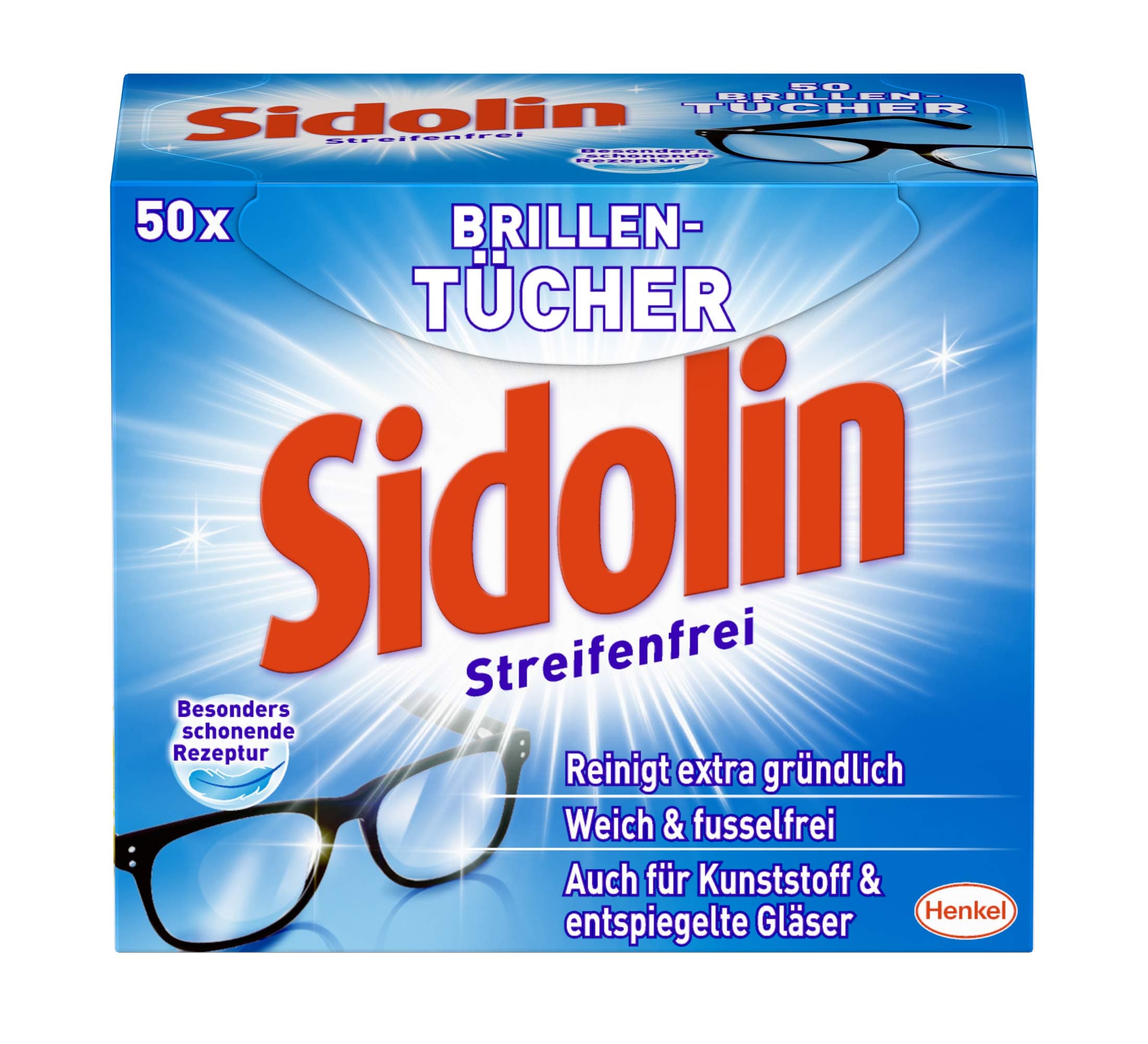 Sidolin glasses wipes