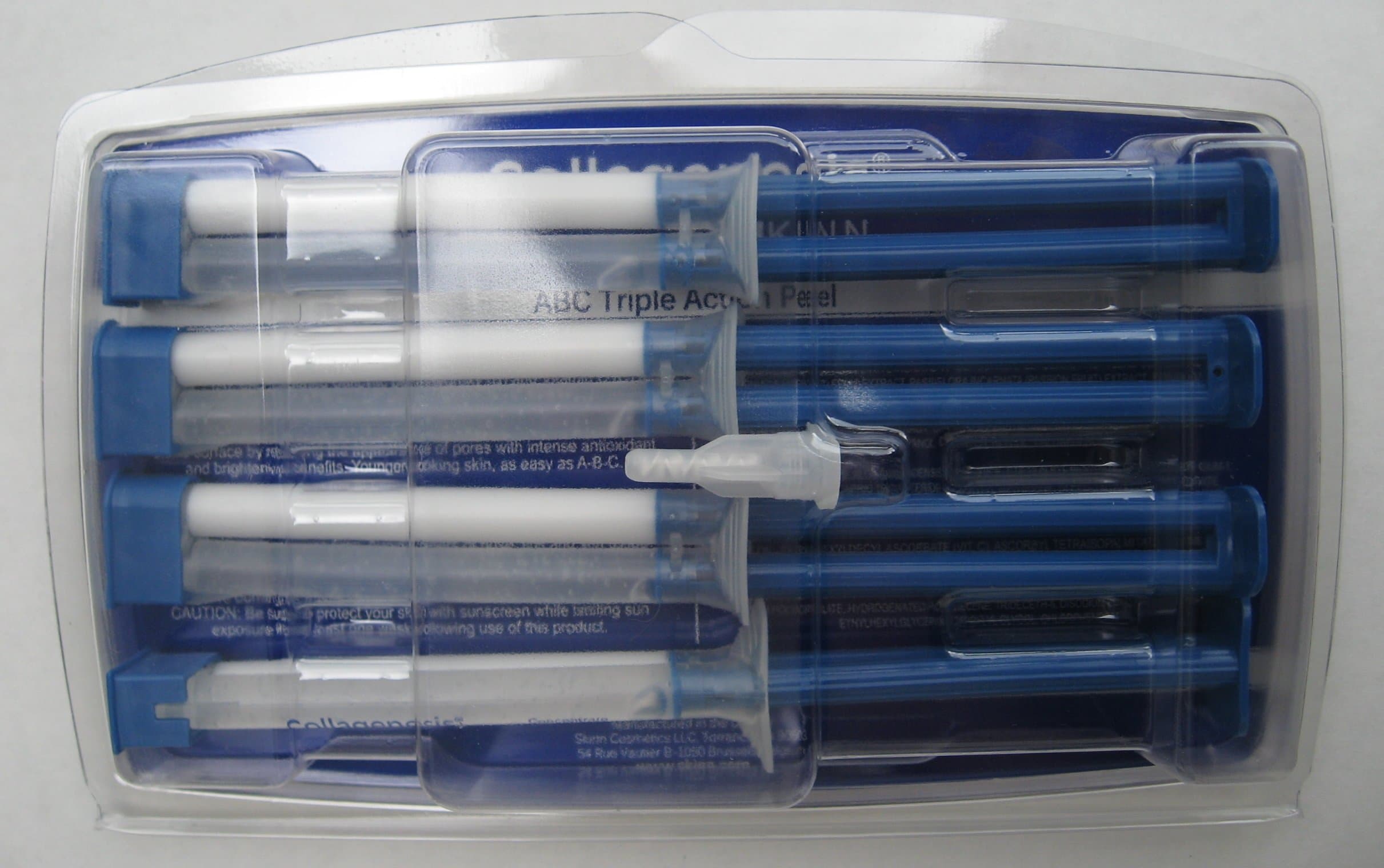 Skinn Collagenesis Deep Wrinkle Protocol ABC Triple Action Peel Set of 4 Peels