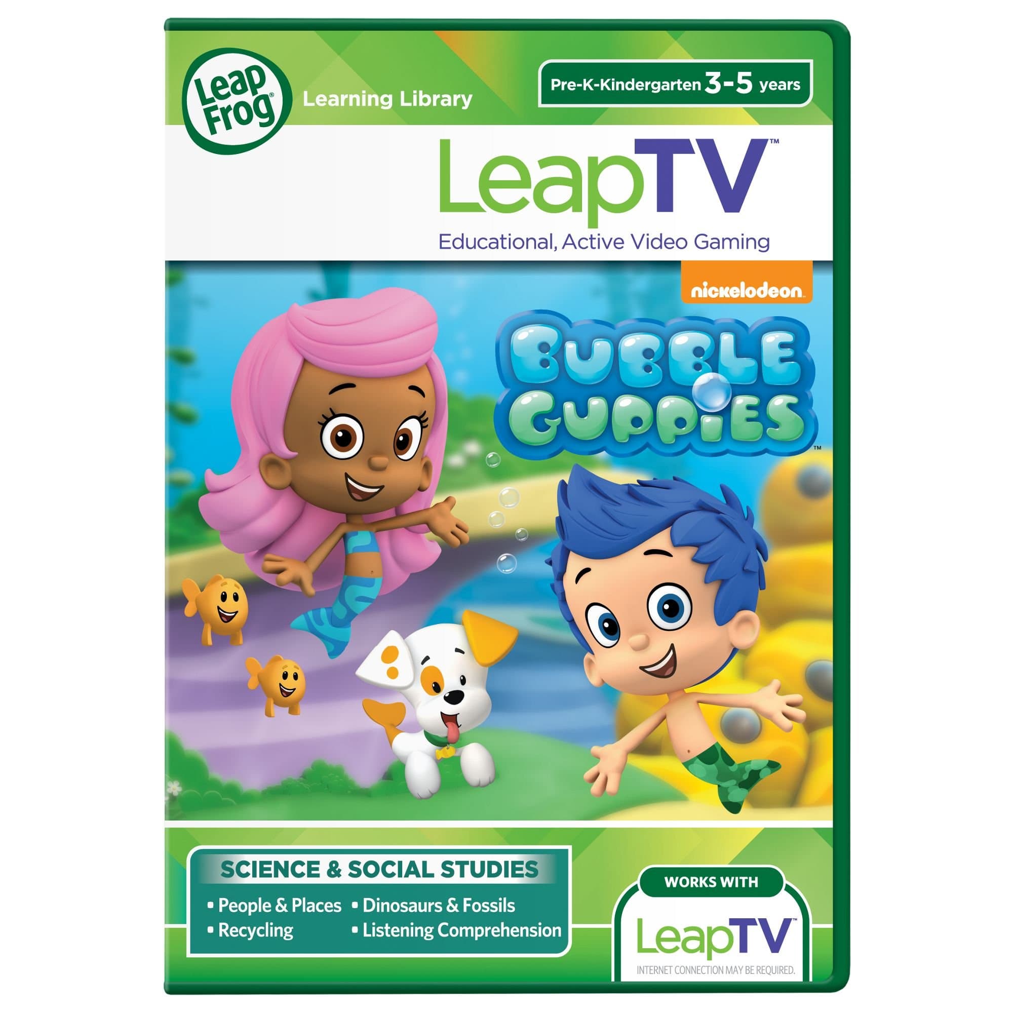 LeapTV Nickelodeon Bubble Guppies Educational, Active Video Game