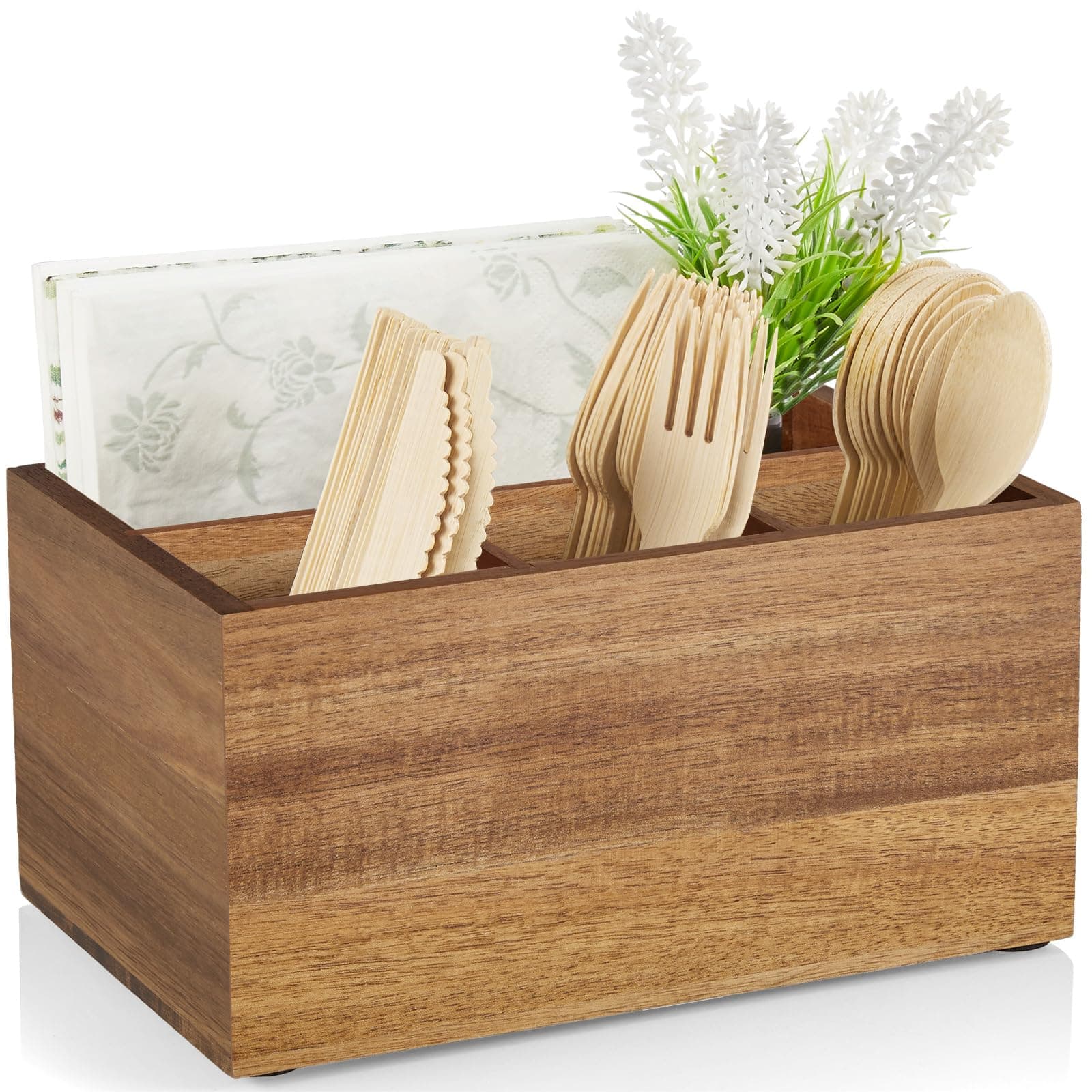 Silverware Caddy,Acacia