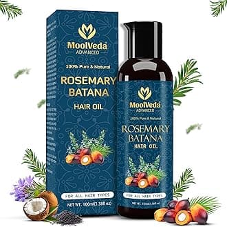 Pure Rosemary Batana Oil for Hair Growth By Dr Sebi Sourced From Honduras | Promotes Thicker, Shiny, Stronger & Healthy Hair, 100 ml
