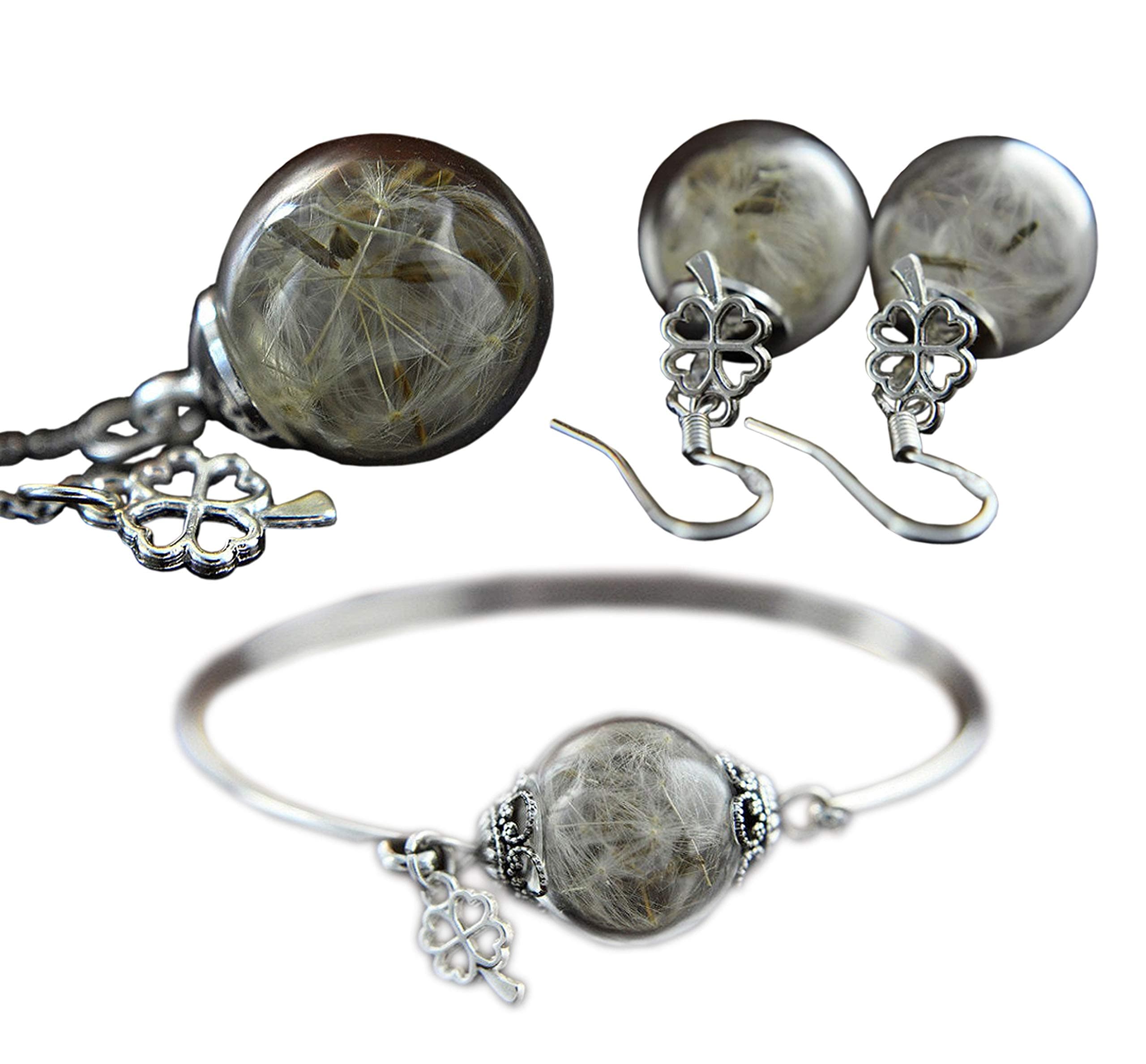 SPECIAL OFFER"Real Dandelion" Jewellery Set
