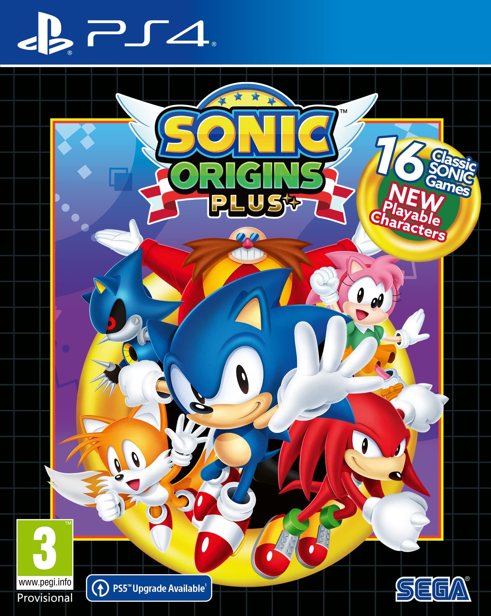SEGA Sonic Origins Plus - Day 1 Edition - PS4 - PEGI Version