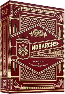 Red Monarch Playing Cards by Theory11 & Bicycle - Original Version 1