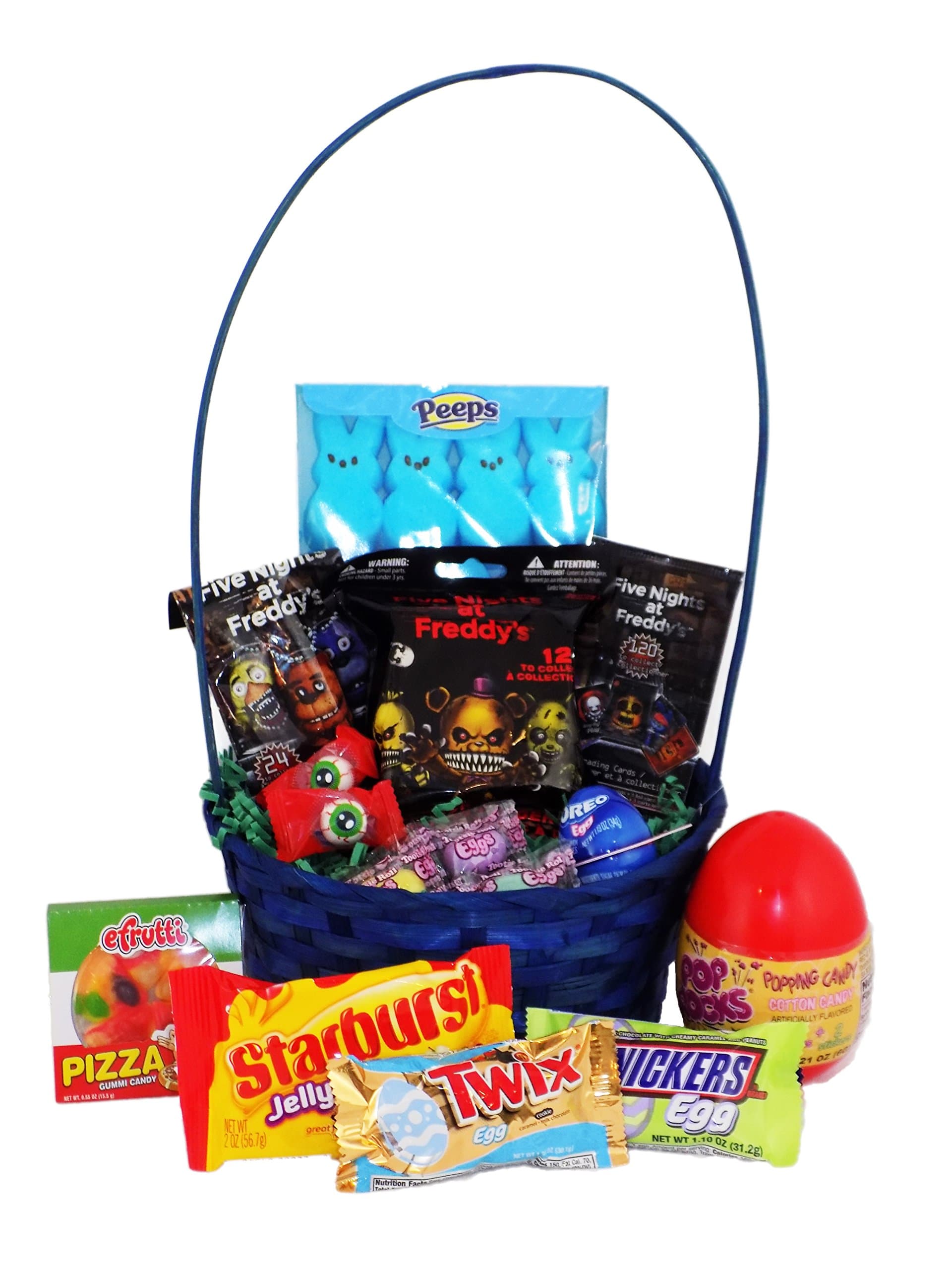 Five Nights at Freddy 's Easter Themed Candy and Toy Gift Basket