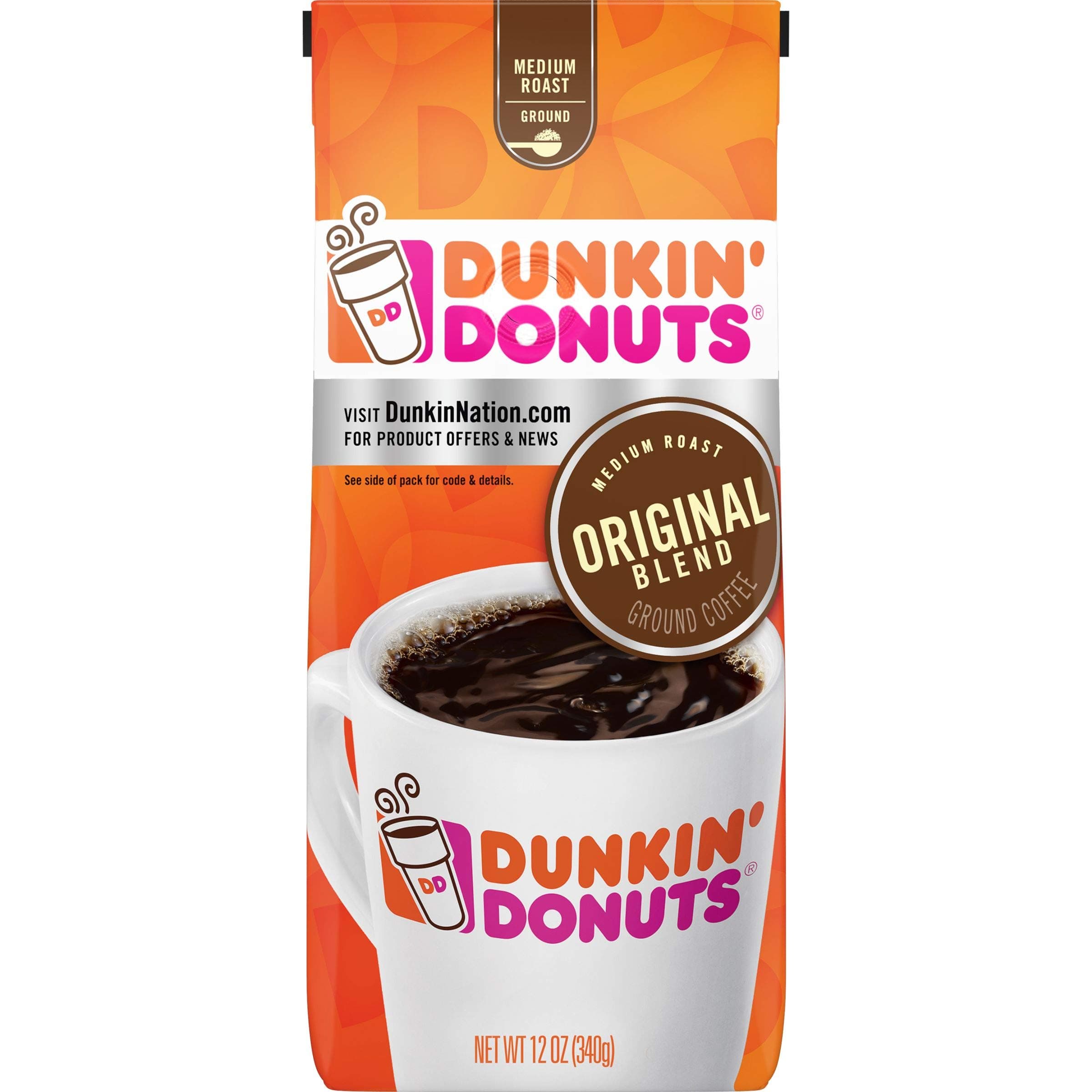 Dunkin' Donuts Original Blend Ground Coffee (Medium Roast)