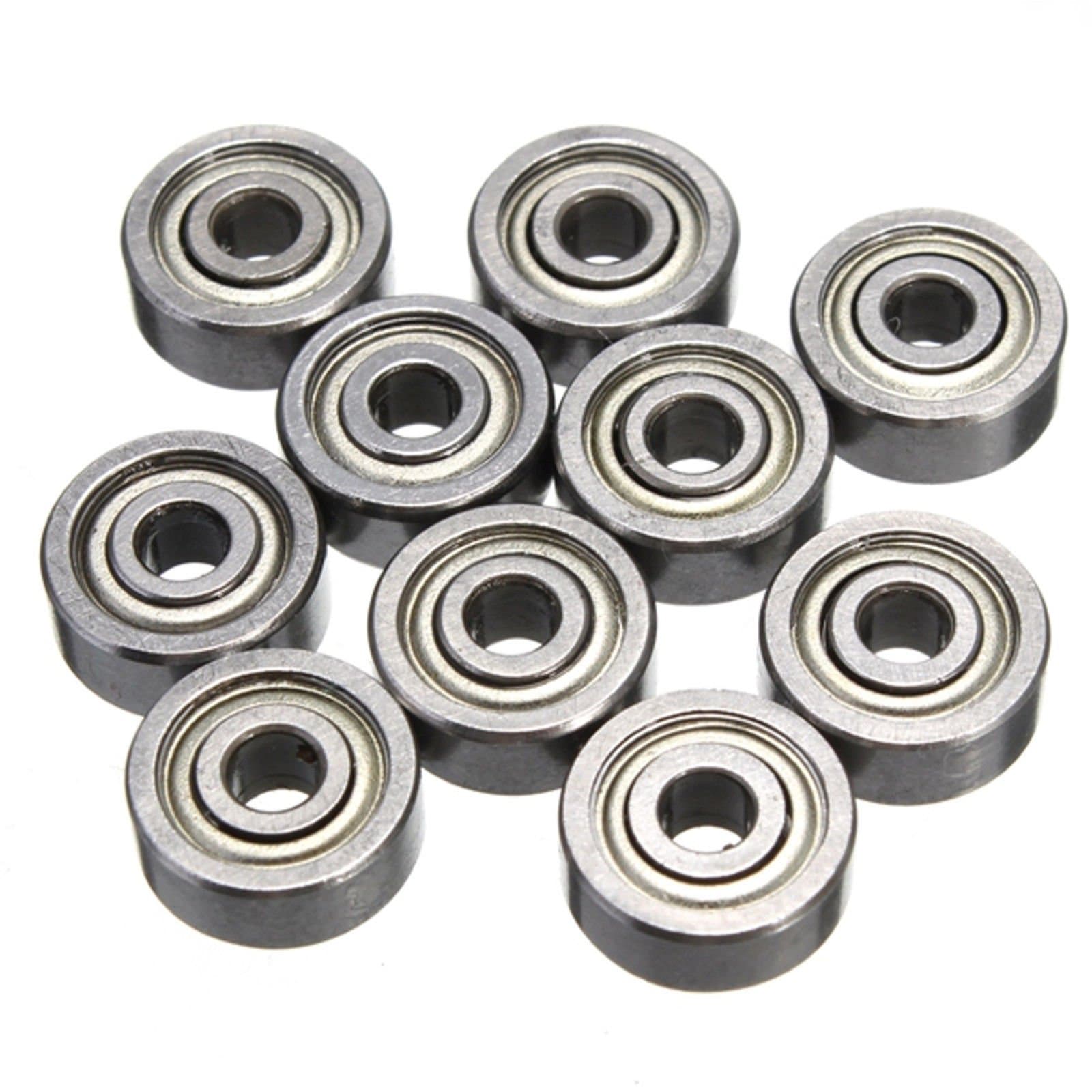 40pcs 623ZZ 3mm x 10mm x 4mm Double Shielded Deep Groove Precision Ball Bearing
