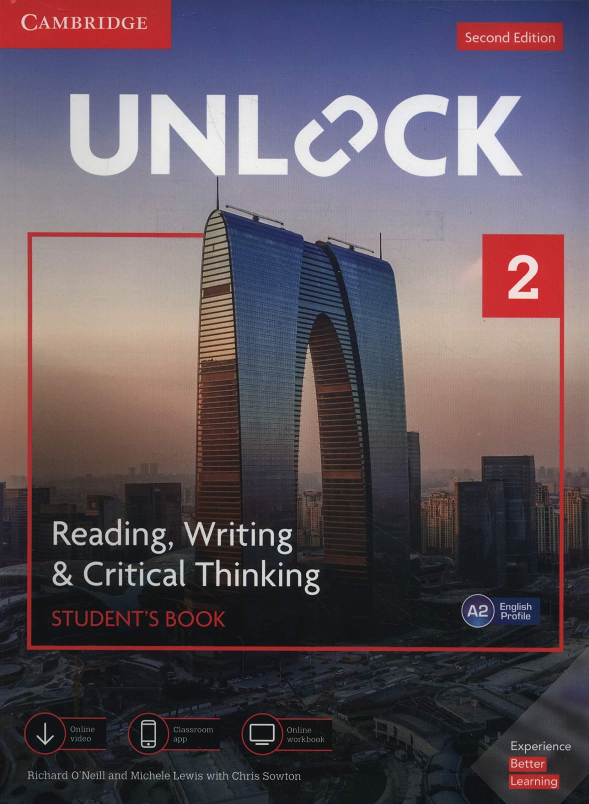 Unlock Level 2 Reading, Writing, & Critical Thinking Student’s Book, Mob App and Online Workbook w/ Downloadable Video