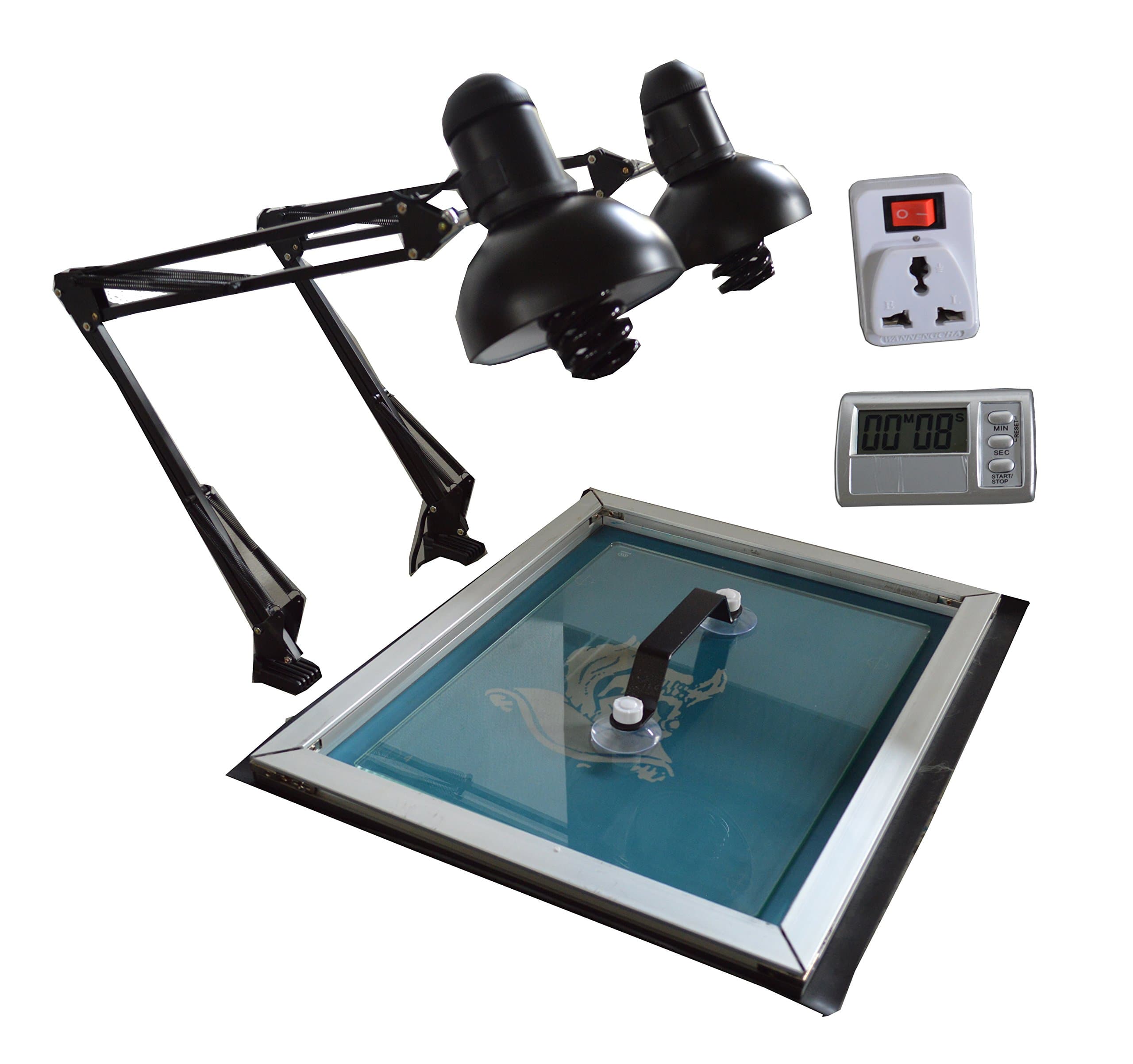 INTBUYING Screen Printing UV Exposure Unit Silk Screen Stencil Ink-jet Making Plate Light Simple Type