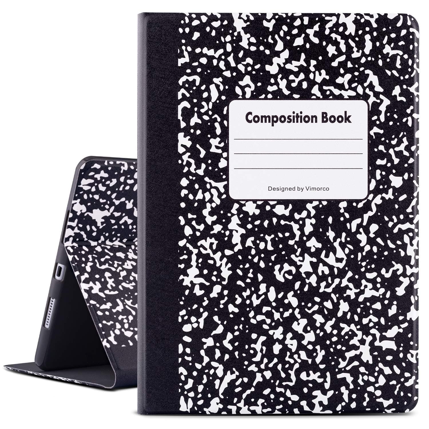 Vimorco Ipad Air 3 Case 2019, Ipad pro 10.5 Inch Case 2017/2019, Premium Leather Folio Stand Case, Soft TPU Back Cover [Auto Sleep/Wake Feature], Composition Book