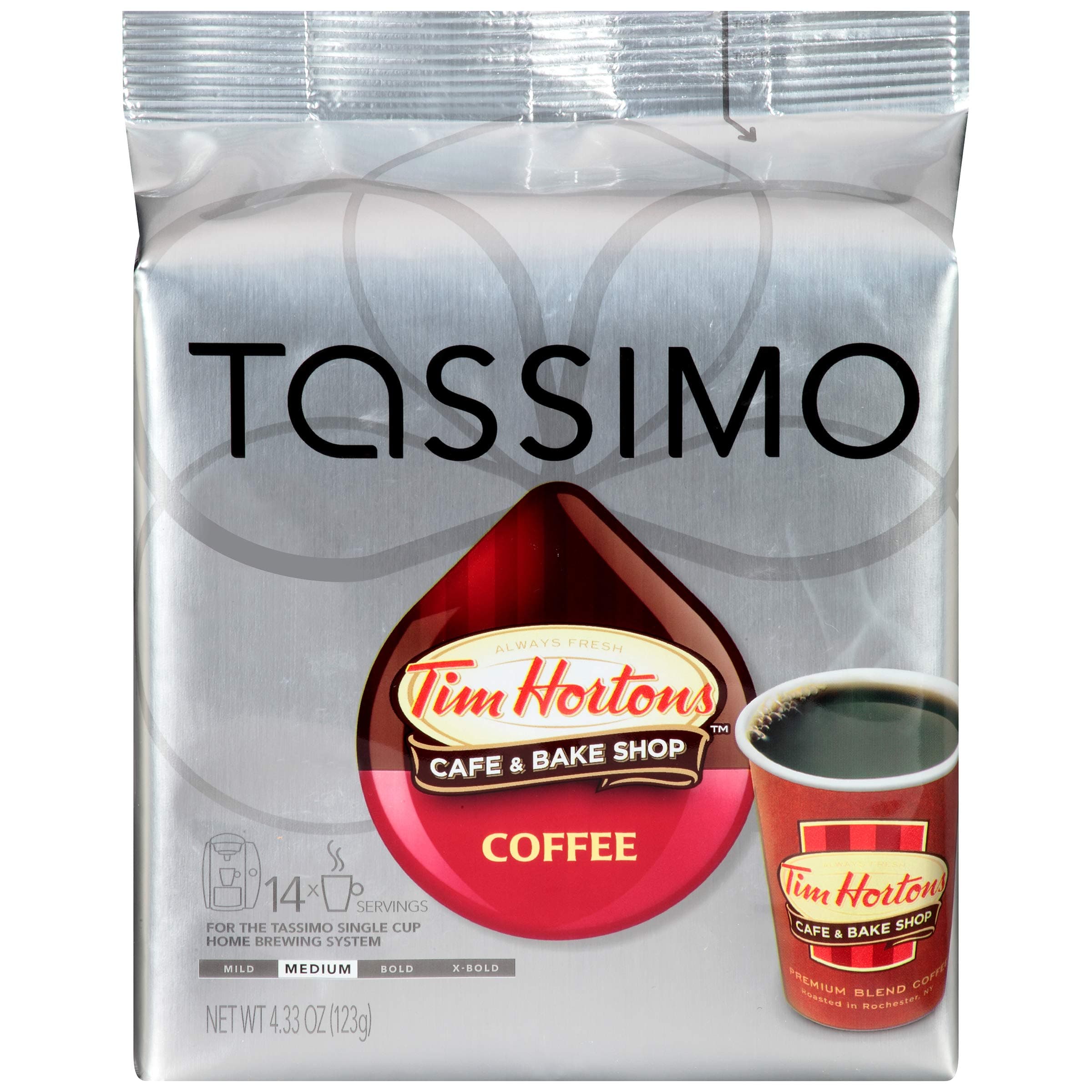 Tim Hortons Medium Roast Coffee T Discs (14 Count)
