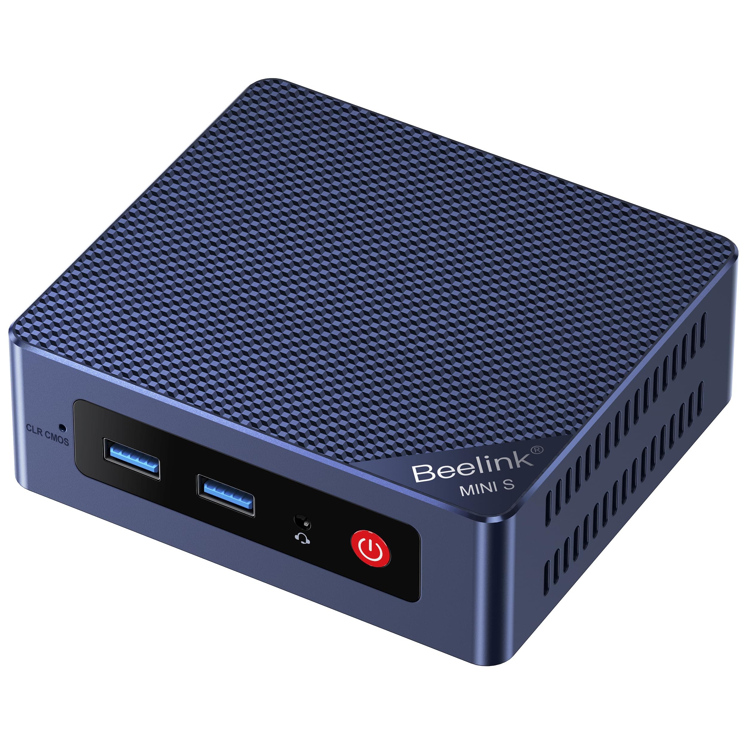 Beelink EQ Mini PC,Mini S12 N95 Intel Alder Lake-N95 (up to 3.4GHz),16GB DDR4 500GB M.2 SSD Mini Desktop Computer, Support 4K@60Hz Dual HDMI Display, 2.5G LAN/USB3.2/Low-Power Home/Office Micro PC