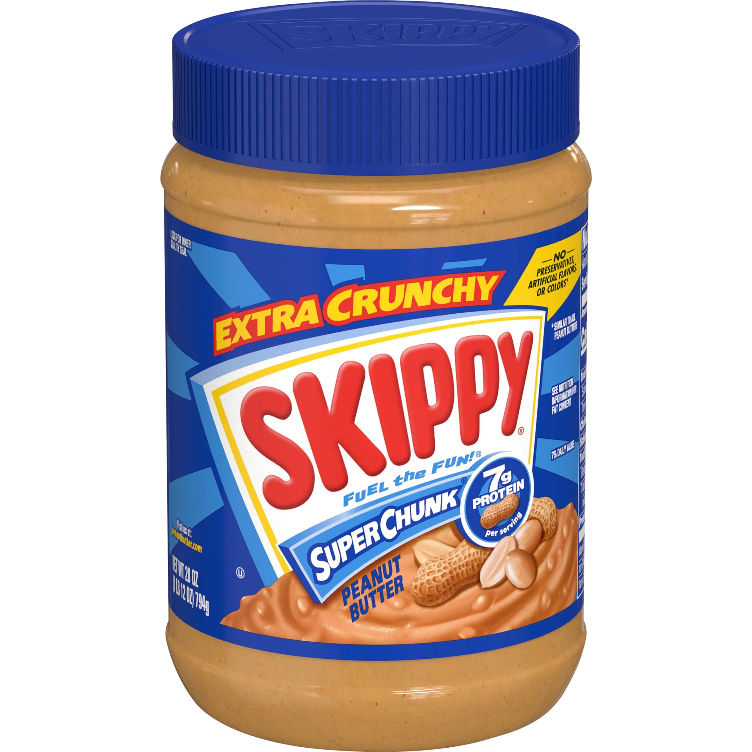 SUPER CHUNK Peanut Butter, 28 oz
