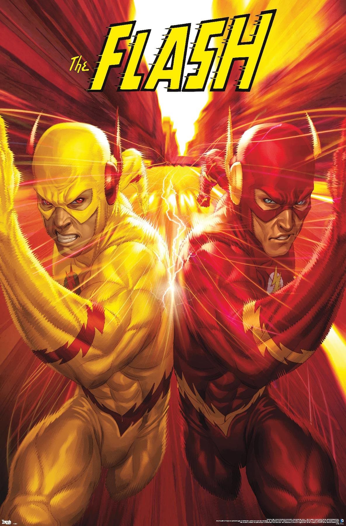 DC Comics - The Flash and The Reverse Flash - Race Wall Poster, 22.375" x 34", Unframed Version