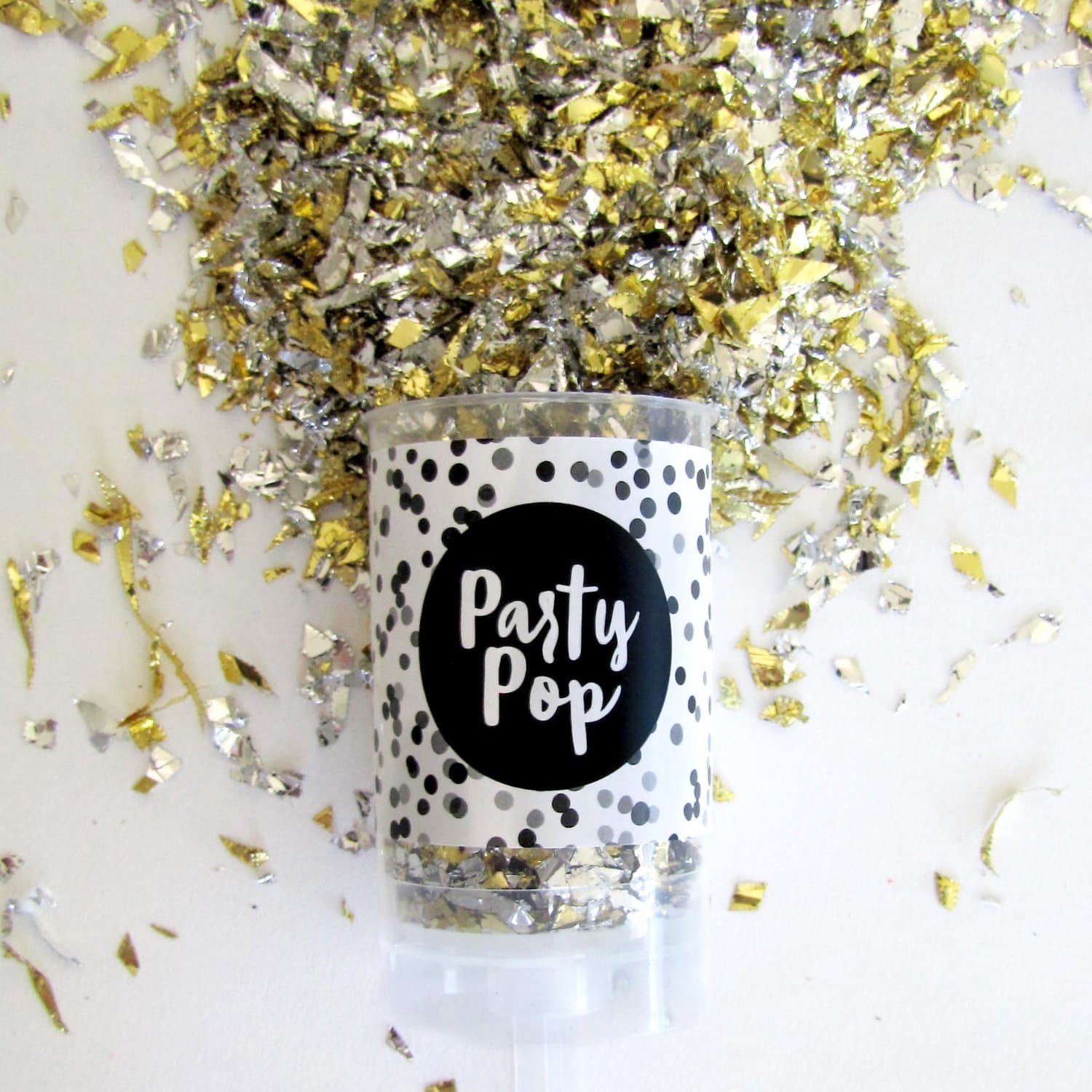 Party PopShimmer Confetti Popper - Push Pop